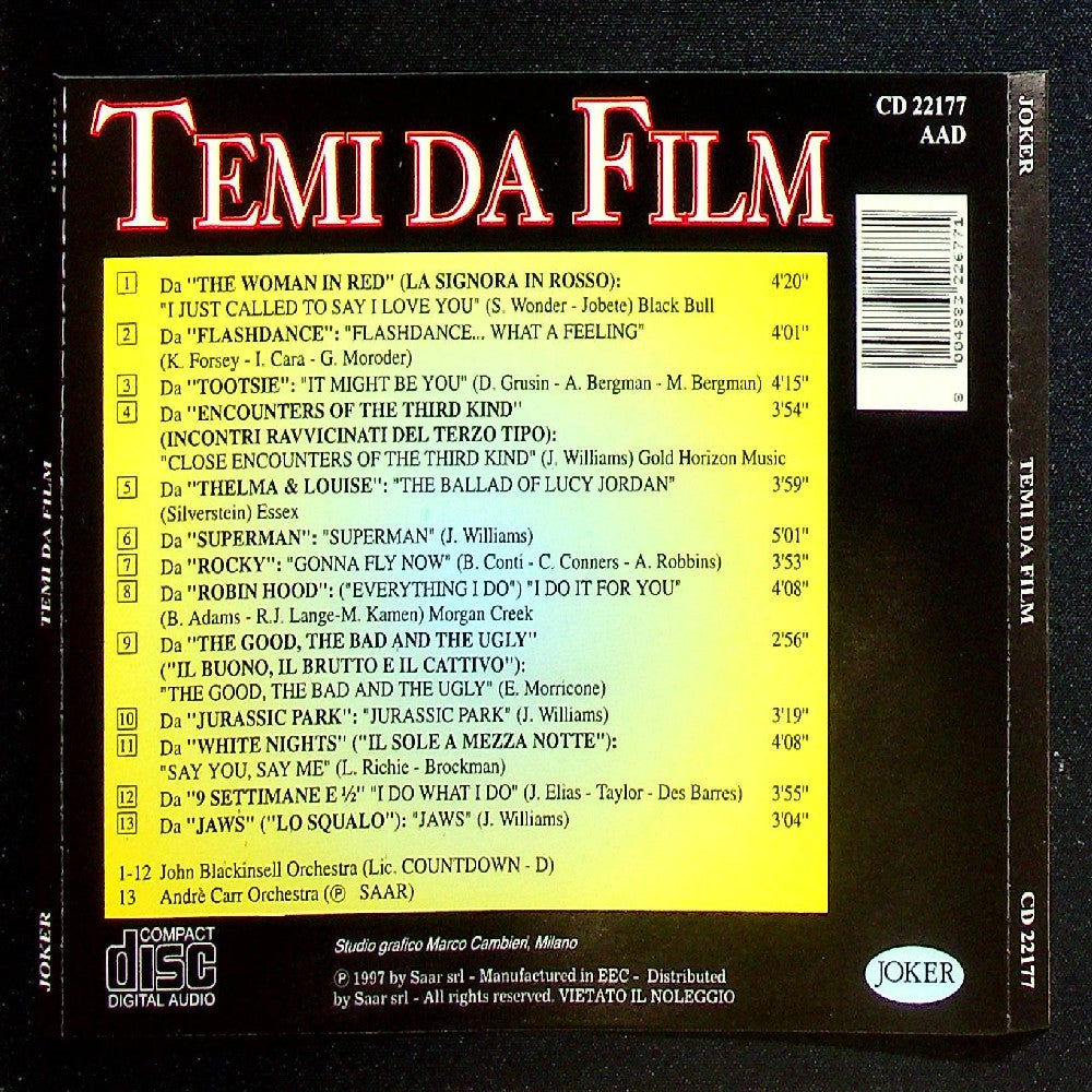 EBOND Various - Temi da Film CD CD005038