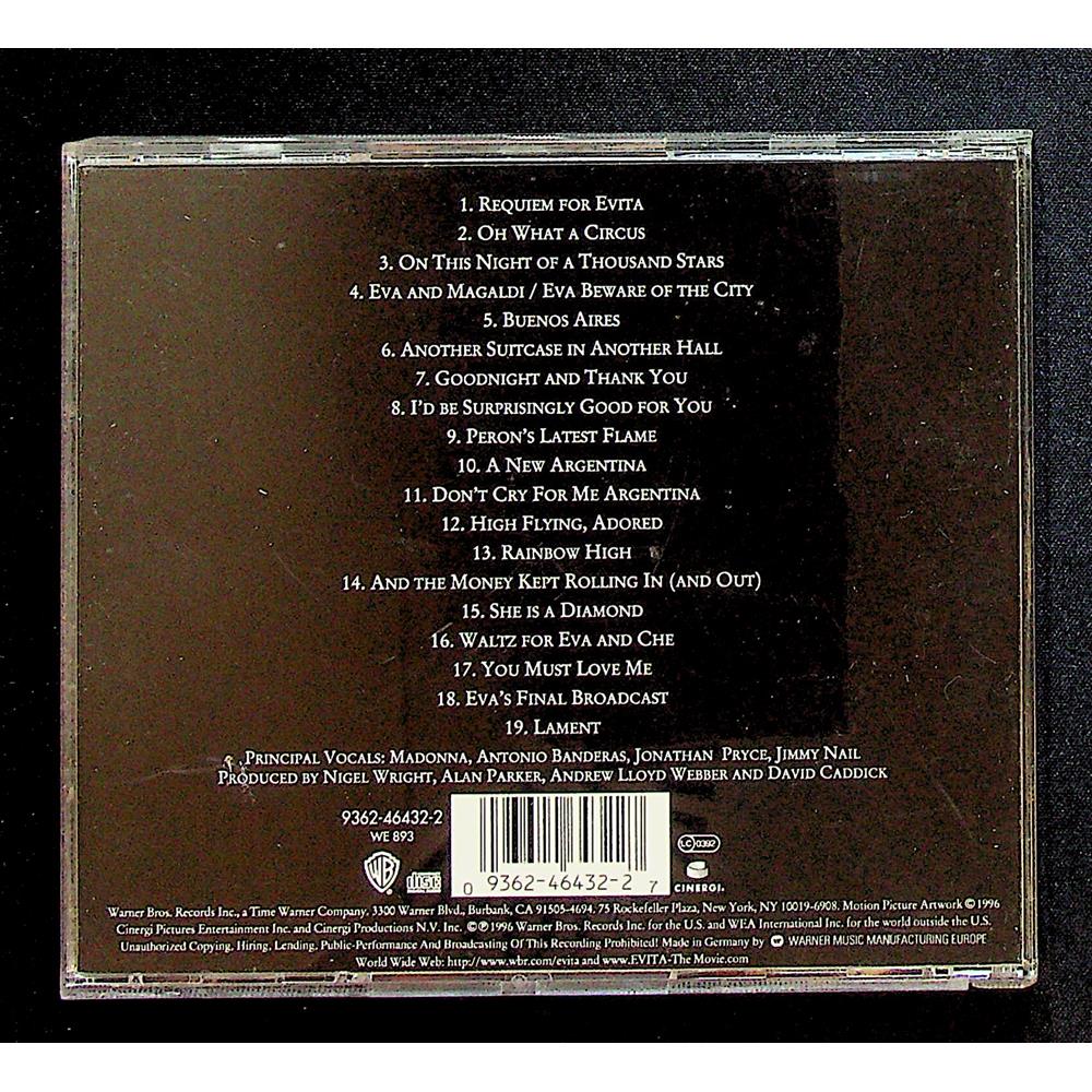 EBOND Andrew Lloyd Webber And Tim Rice - Evita (Music From The Motion Picture) CD CD005194