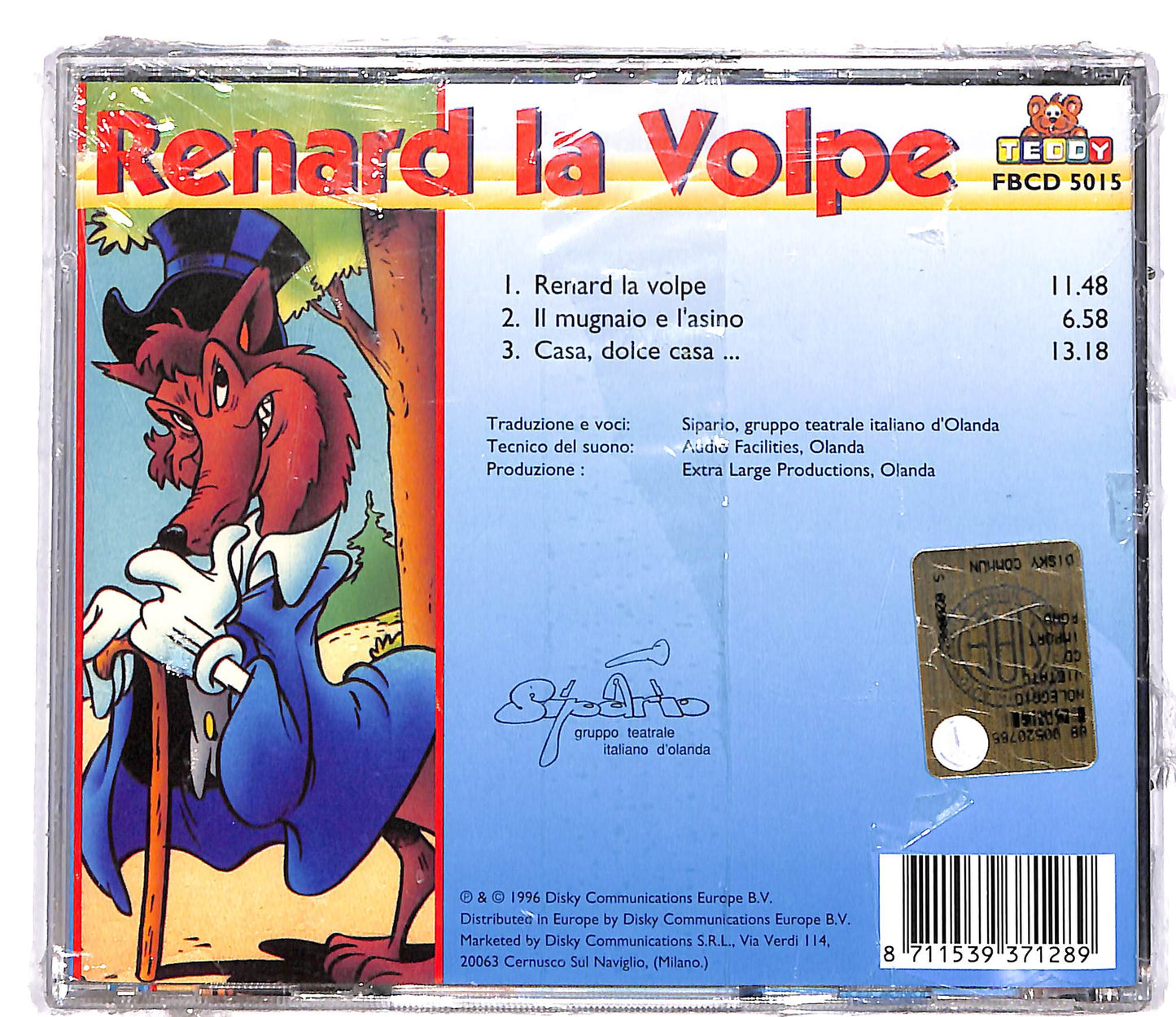 EBOND Renard la volpe - fiabe per bambini CD CD034753