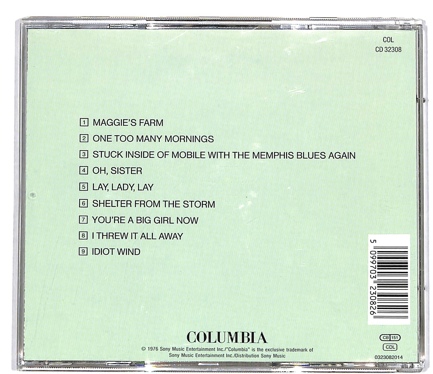 EBOND Bob Dylan - Hard Rain CD CD035913