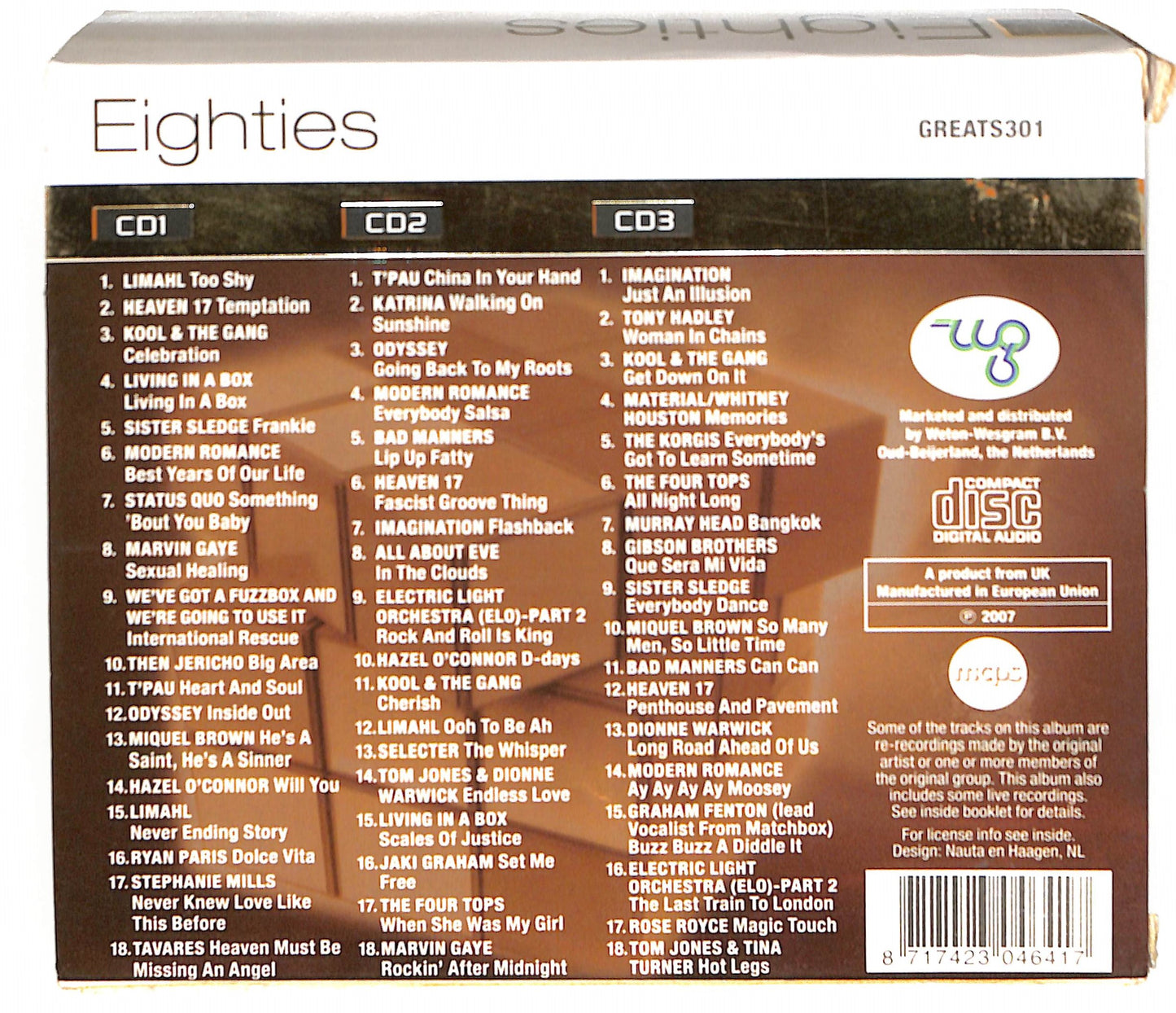 EBOND Various - Walking On Sunshine - Eighties Greats CD CD035928
