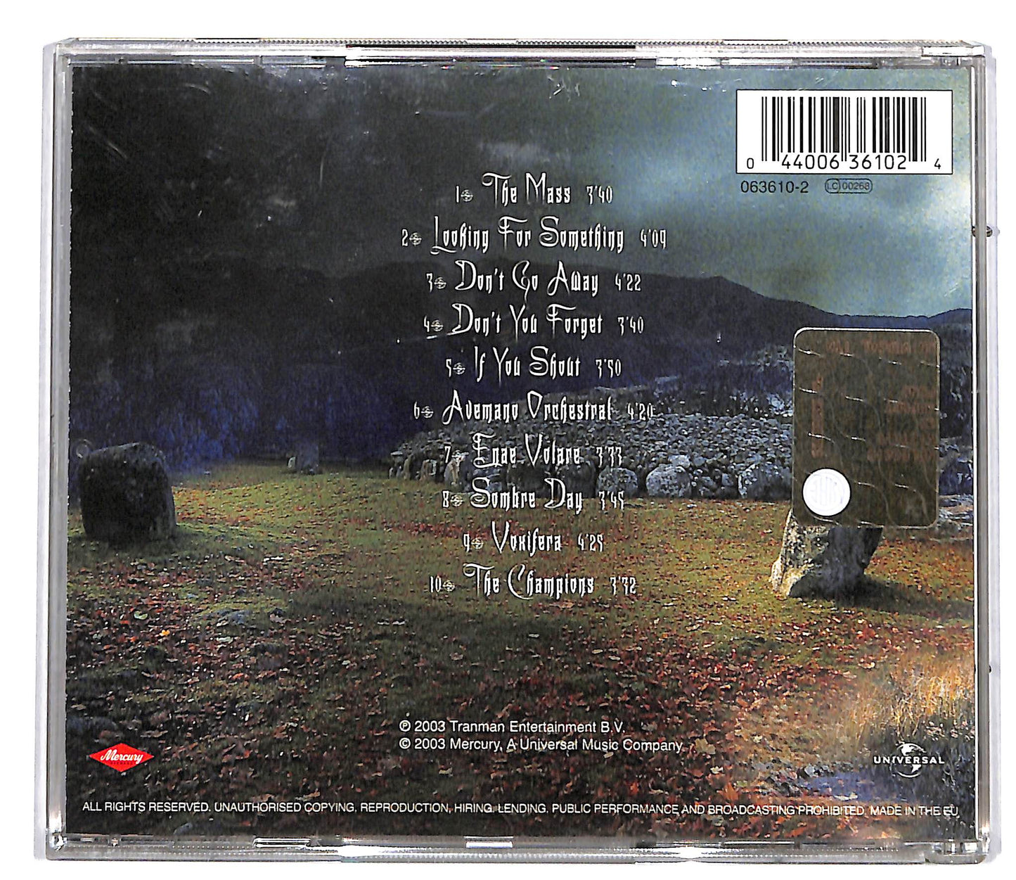 EBOND Era - The Mass CD CD035947