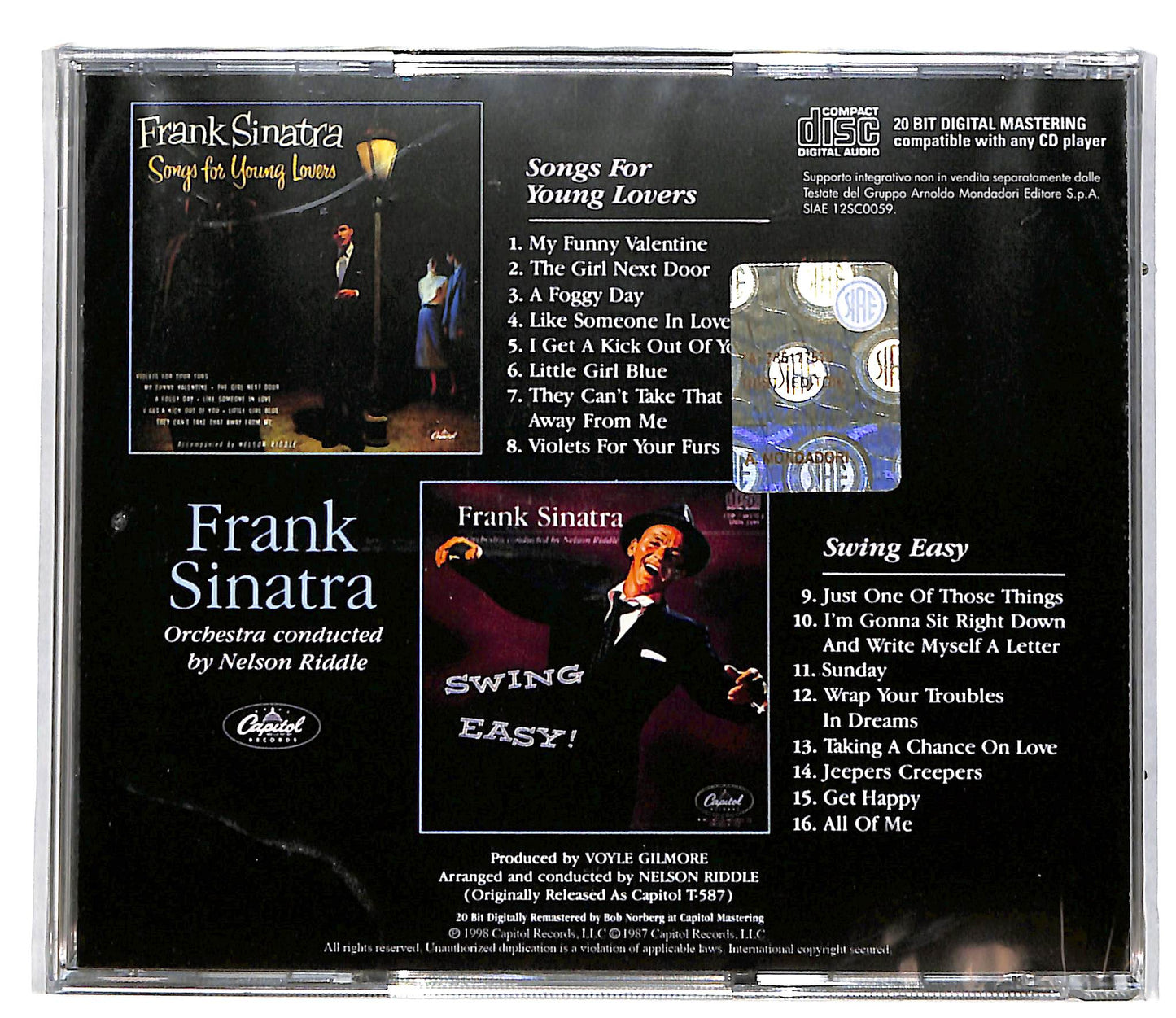 EBOND Frank Sinatra -Songs For Young Lovers CD CD036114