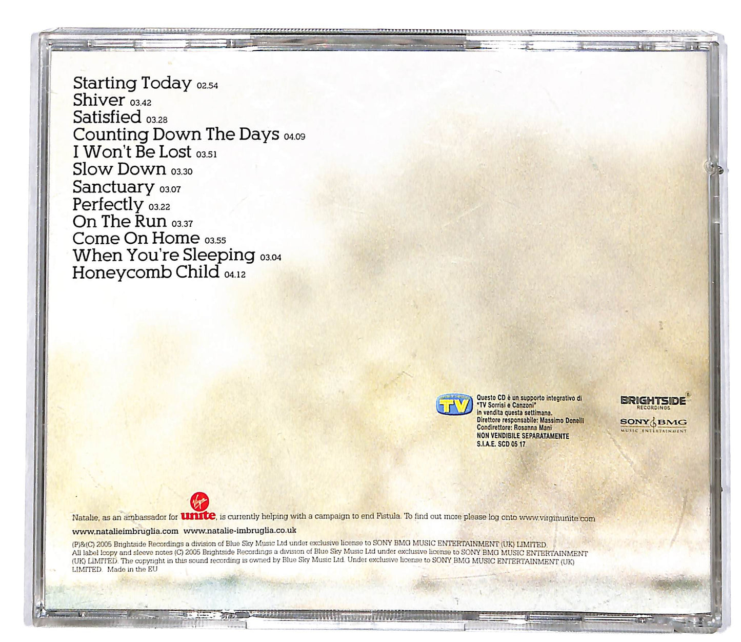 EBOND Natalie Imbruglia - Counting Down The Days EDITORIALE CD CD036224