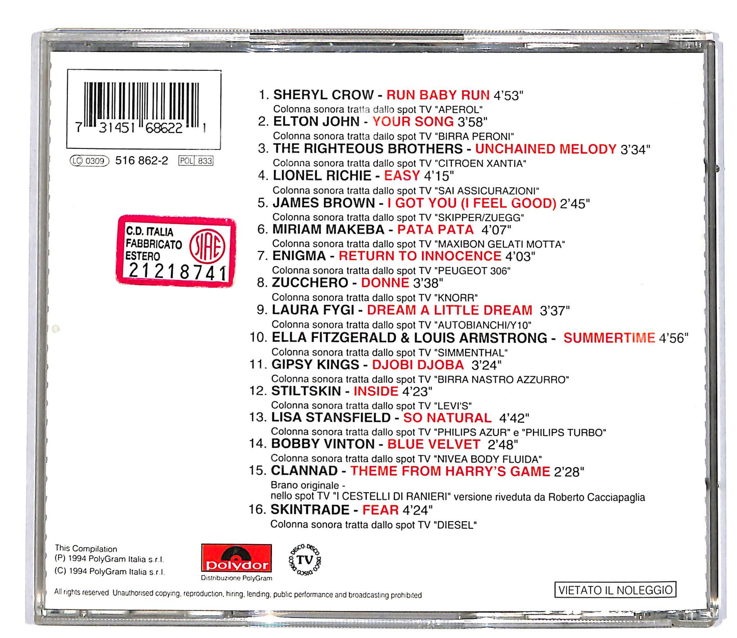 EBOND Various - Top Of The Spot CD CD036240