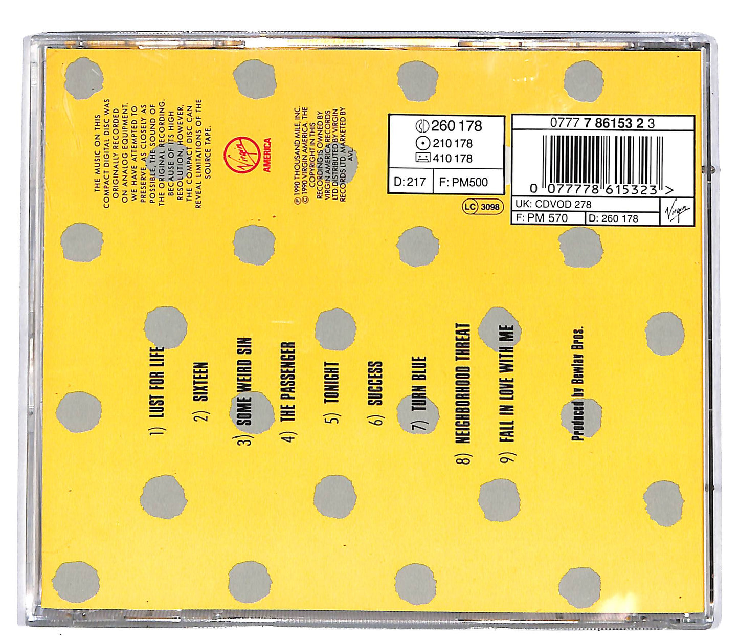 EBOND Iggy Pop - Lust For Life CD CD036246