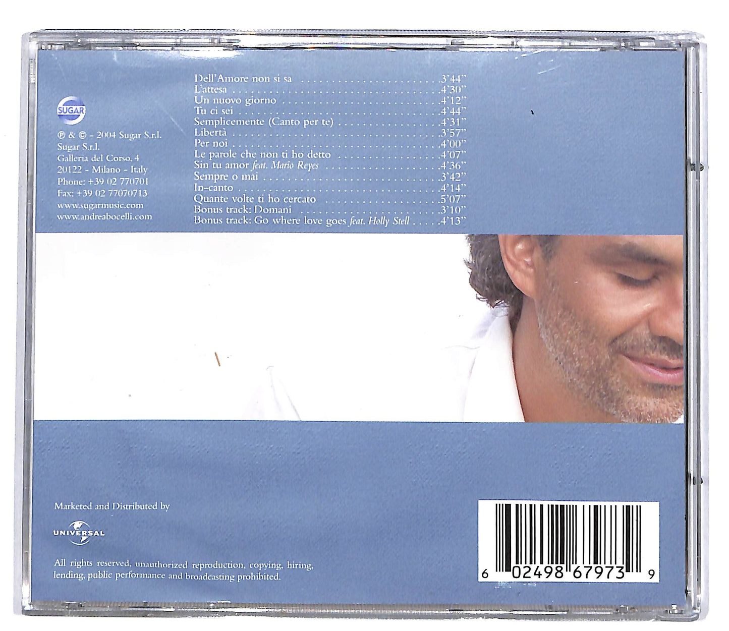 EBOND Andrea Bocelli - Andrea CD CD036248