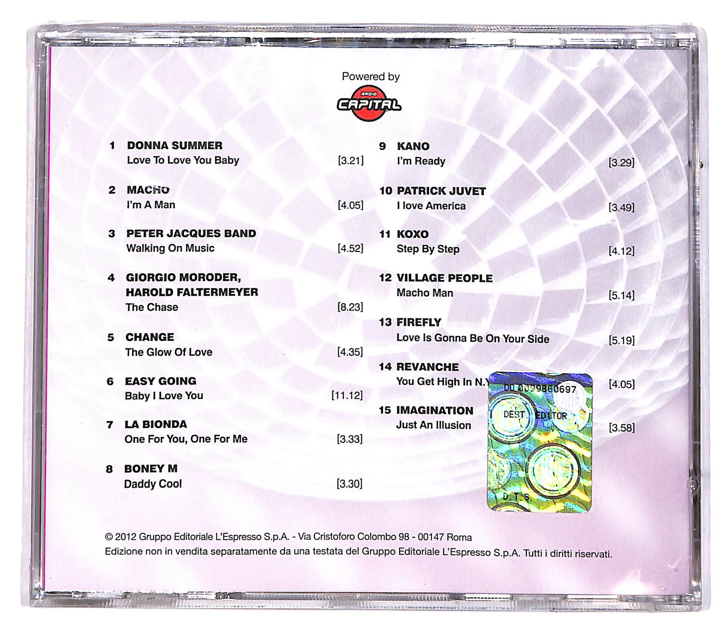 EBOND Disco Music - eurodisco vol.4 EDITORIALE CD CD036307