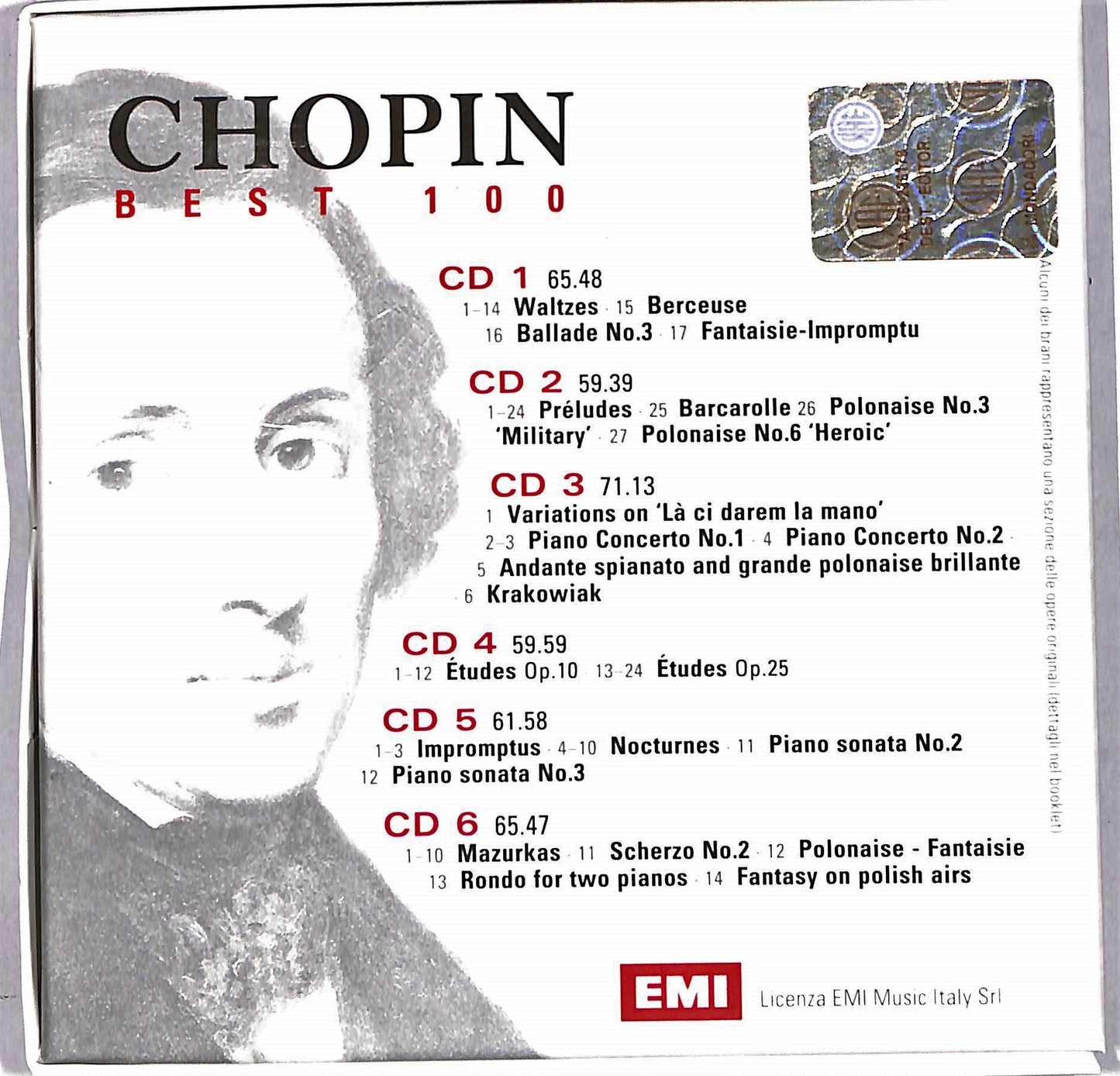 EBOND Chopin - Best 100 EDITORIALE CD CD036318