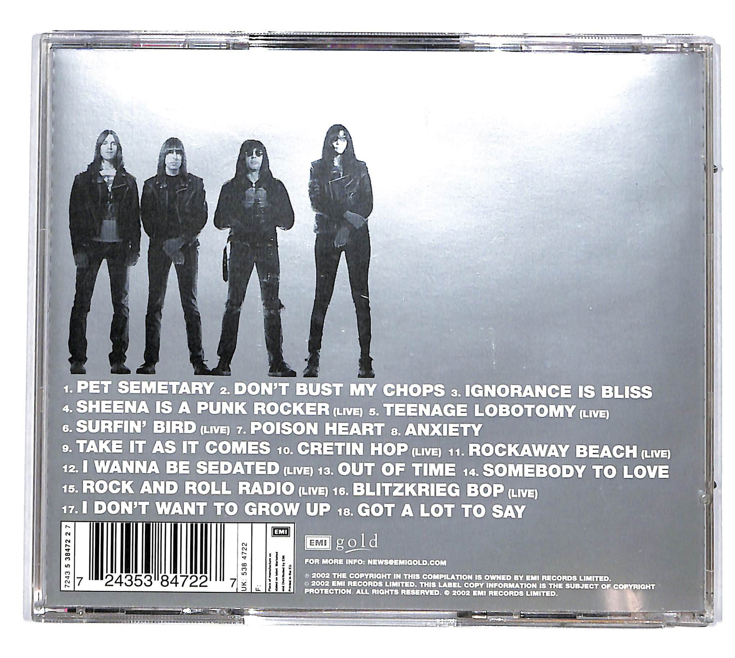 EBOND Ramones - Best Of The Chrysalis Years CD CD036404