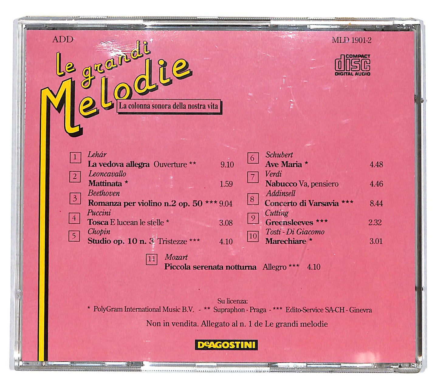 EBOND Variours - Le Grandi Melodie EDITORIALE CD CD036406