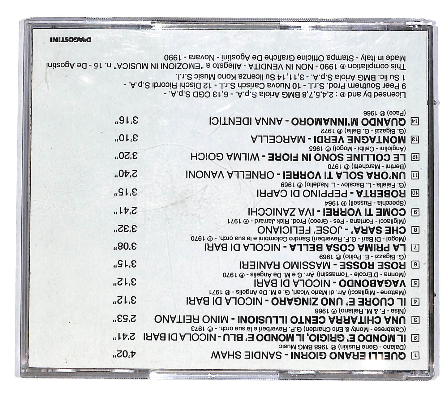 EBOND Variours - Nostalgie EDITORIALE CD CD036417