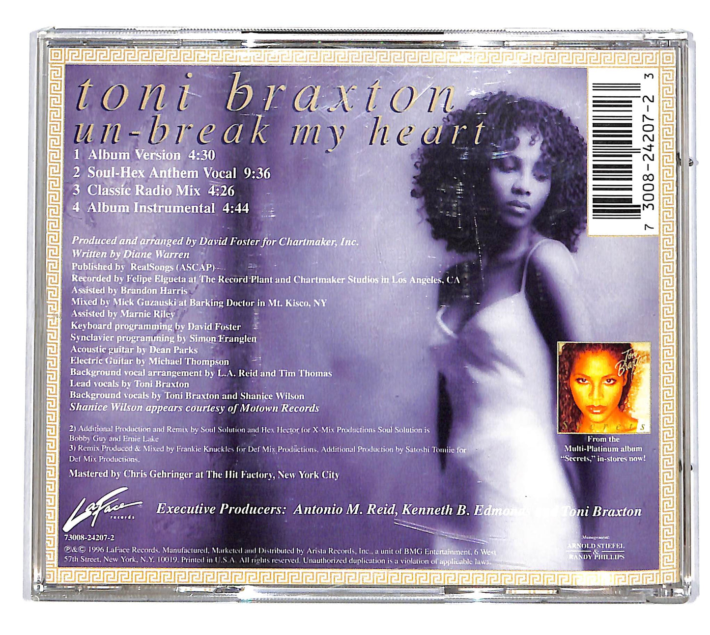 EBOND Toni Braxton - Un-Break My Heart CD CD036449