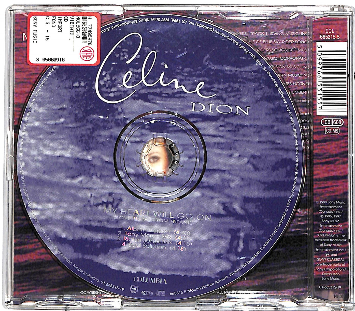 EBOND Celine Dion - My Heart Will Go On CD CD036508