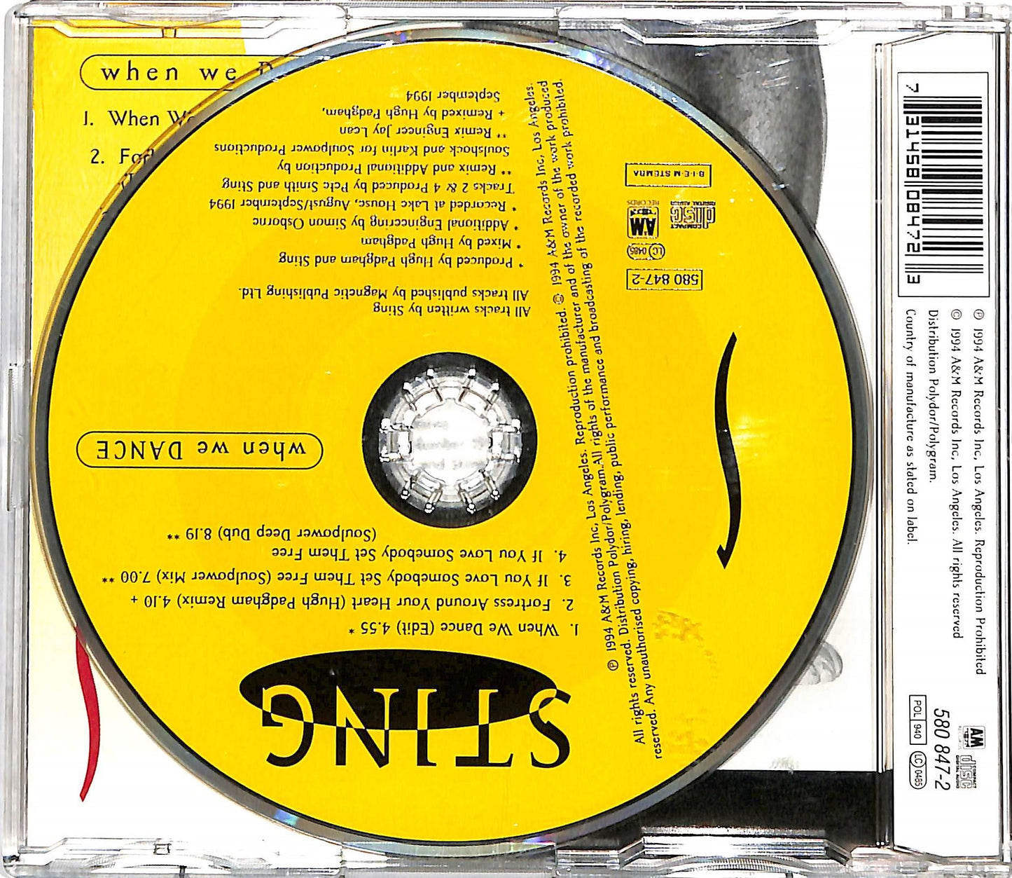 EBOND Sting - When We Dance CD CD036734