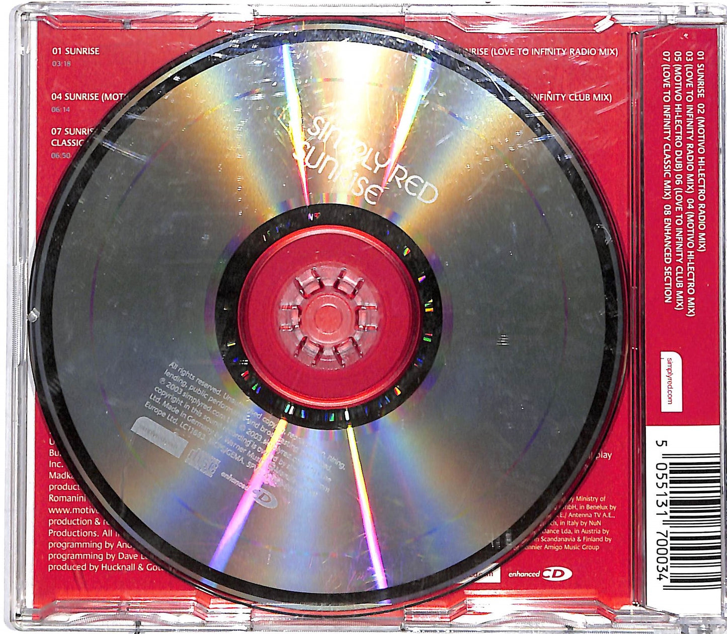 EBOND Simply Red - Sunrise CD CD036755