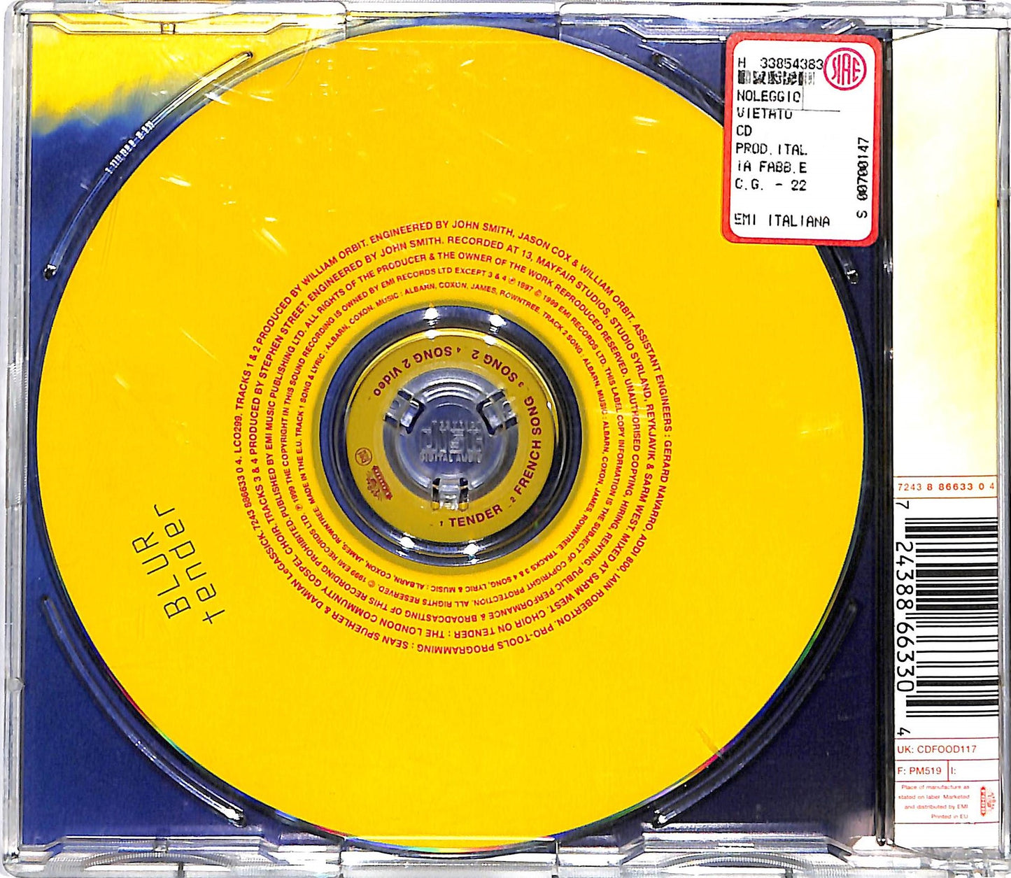 EBOND Blur - Tender CD CD036845