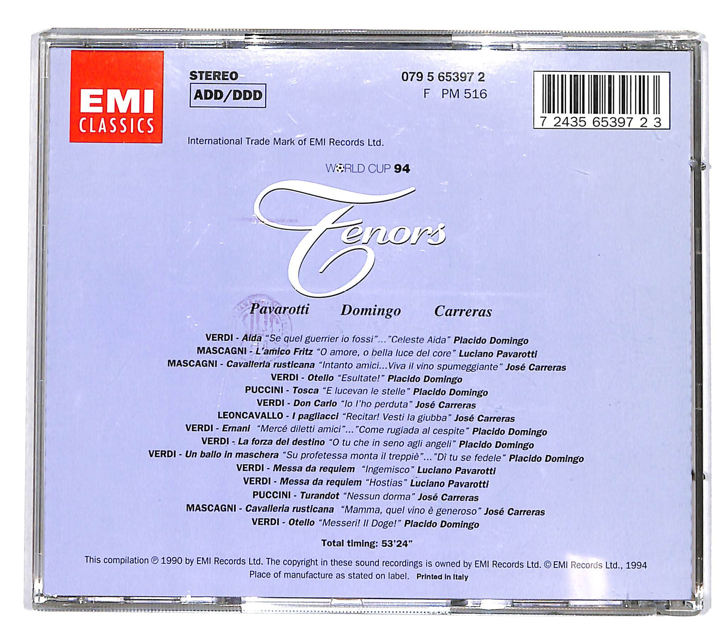 EBOND World Cup 94 Tenors CD CD036846