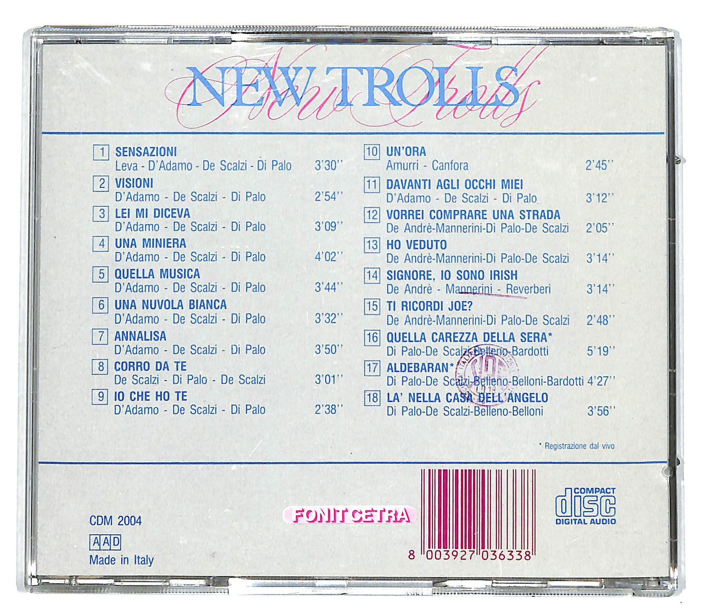 EBOND New Trolls - New Trolls CD CD036848