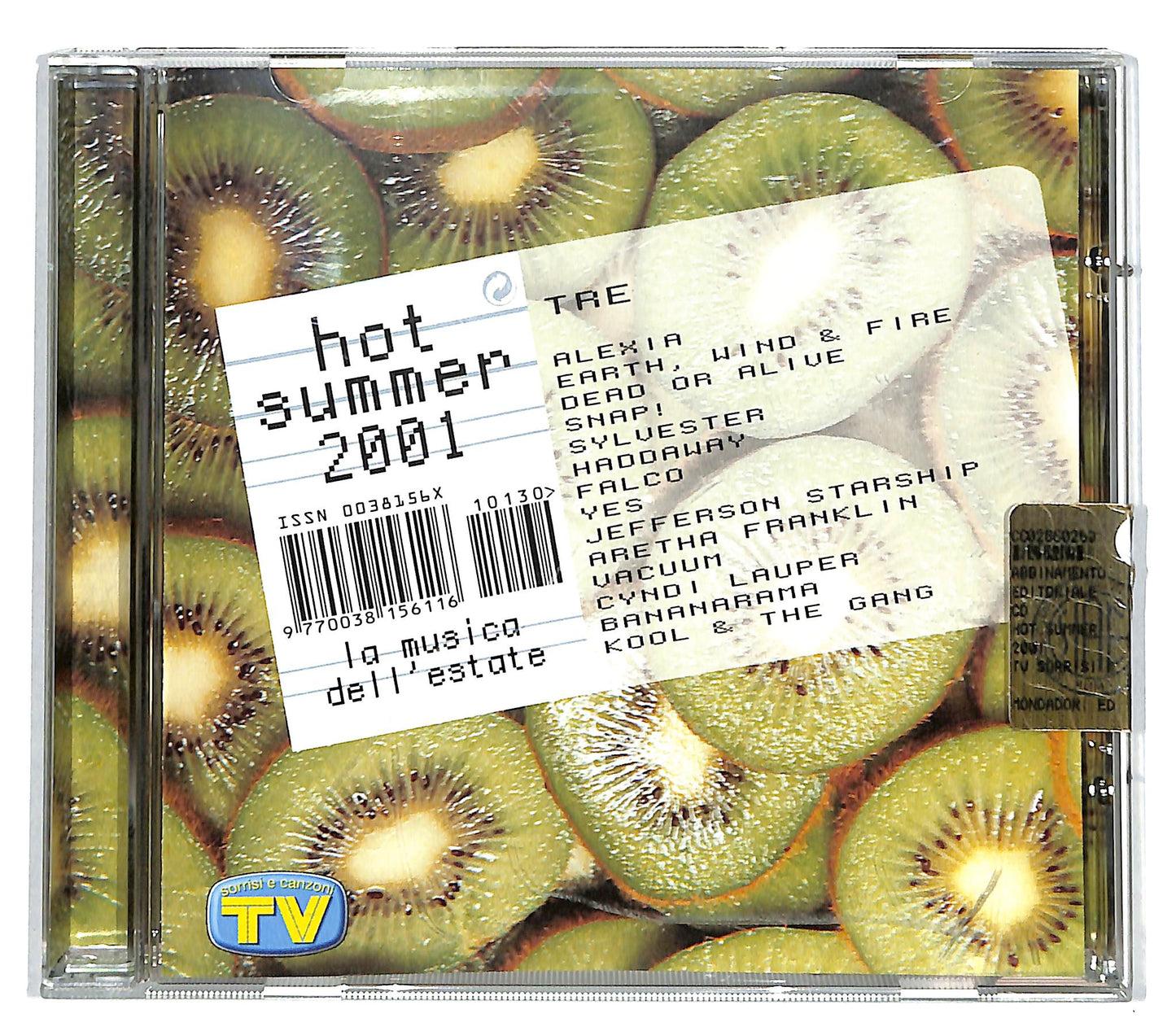EBOND Various - Hot Summer 2001 - Tre EDITORIALE CD CD036853