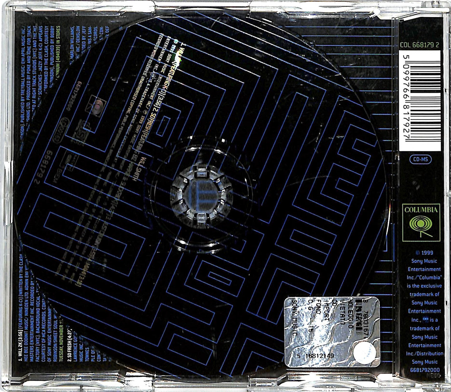 EBOND Will Smith - Will 2K CD CD036910