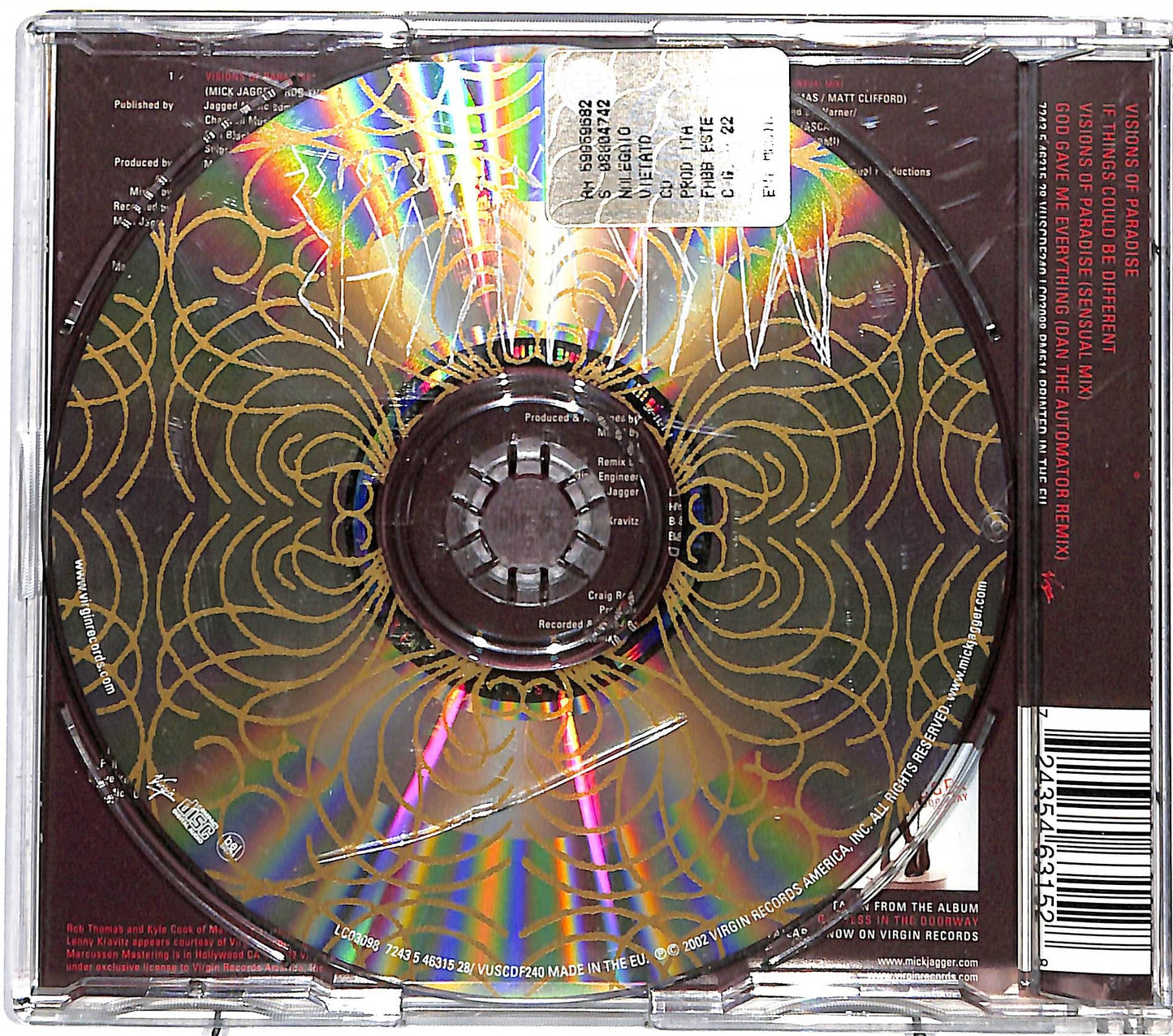 EBOND ick Jagger - Visions Of Paradise CD CD036939