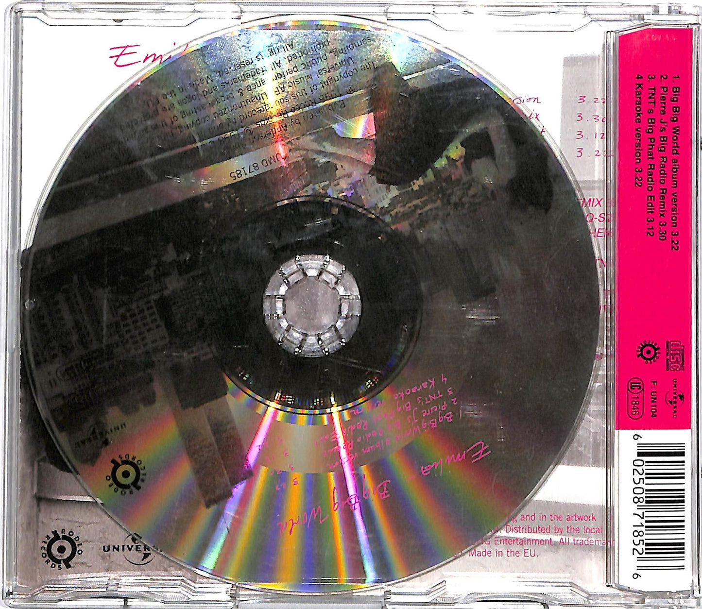 EBOND Emilia - Big Big World CD CD036956