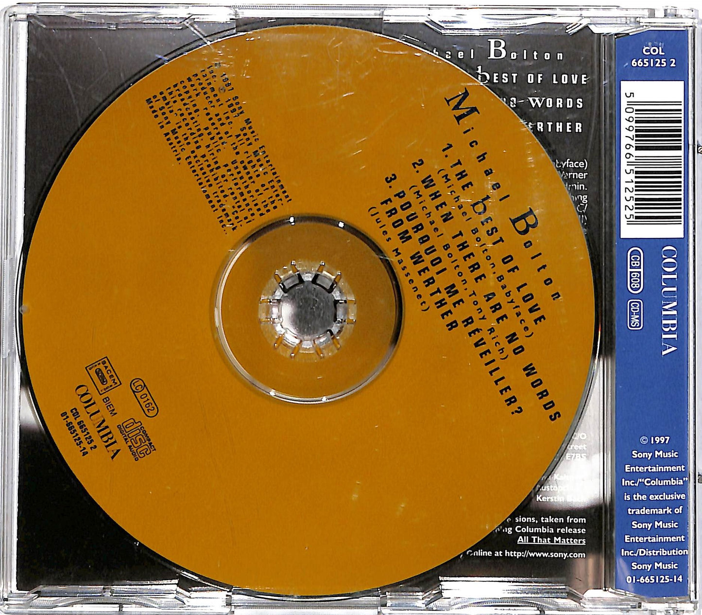 EBOND Michael Bolton - The Best Of Love CD CD036965