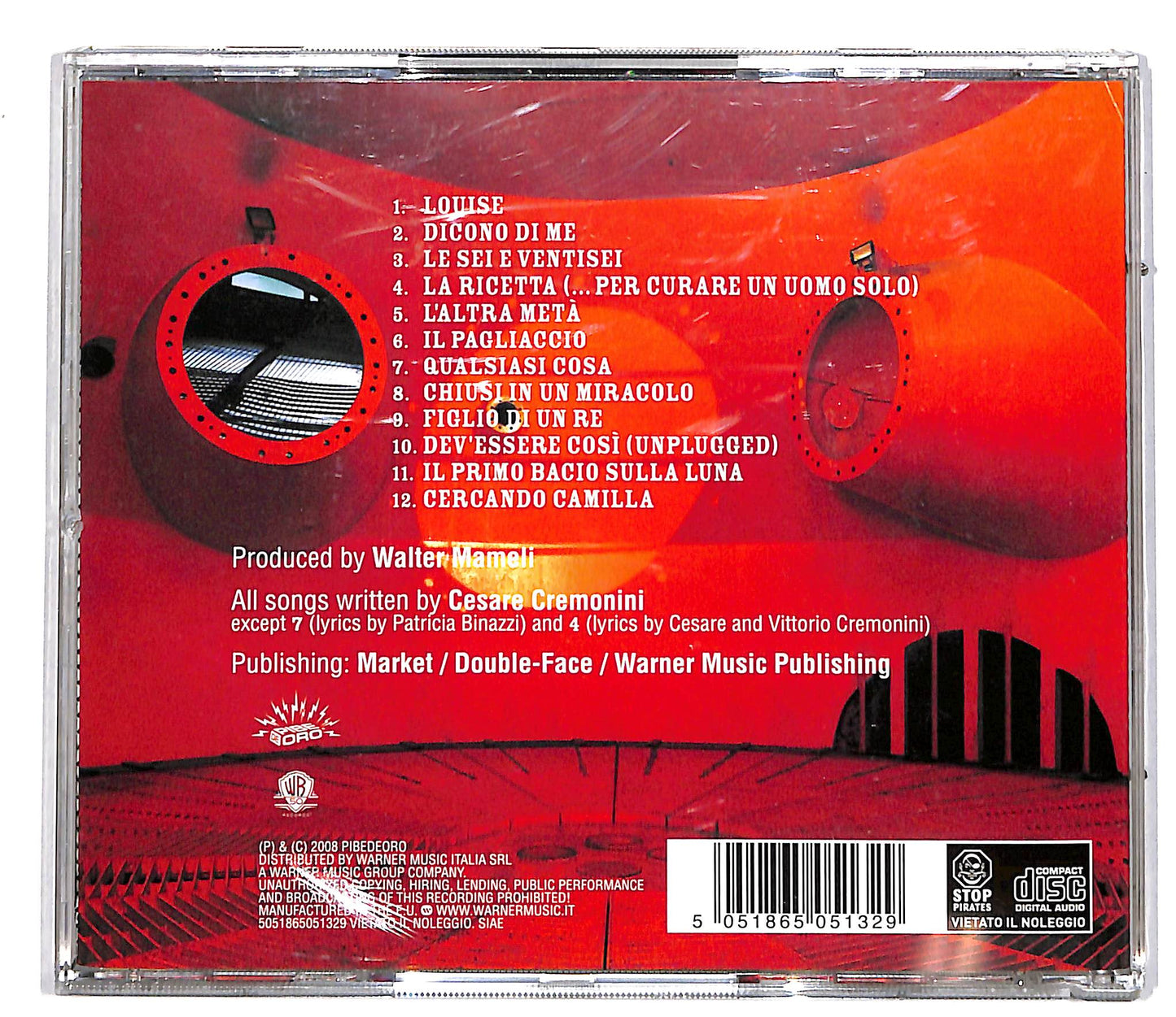 EBOND Cesare Cremonini - Il Primo Bacio Sulla Luna CD CD037121