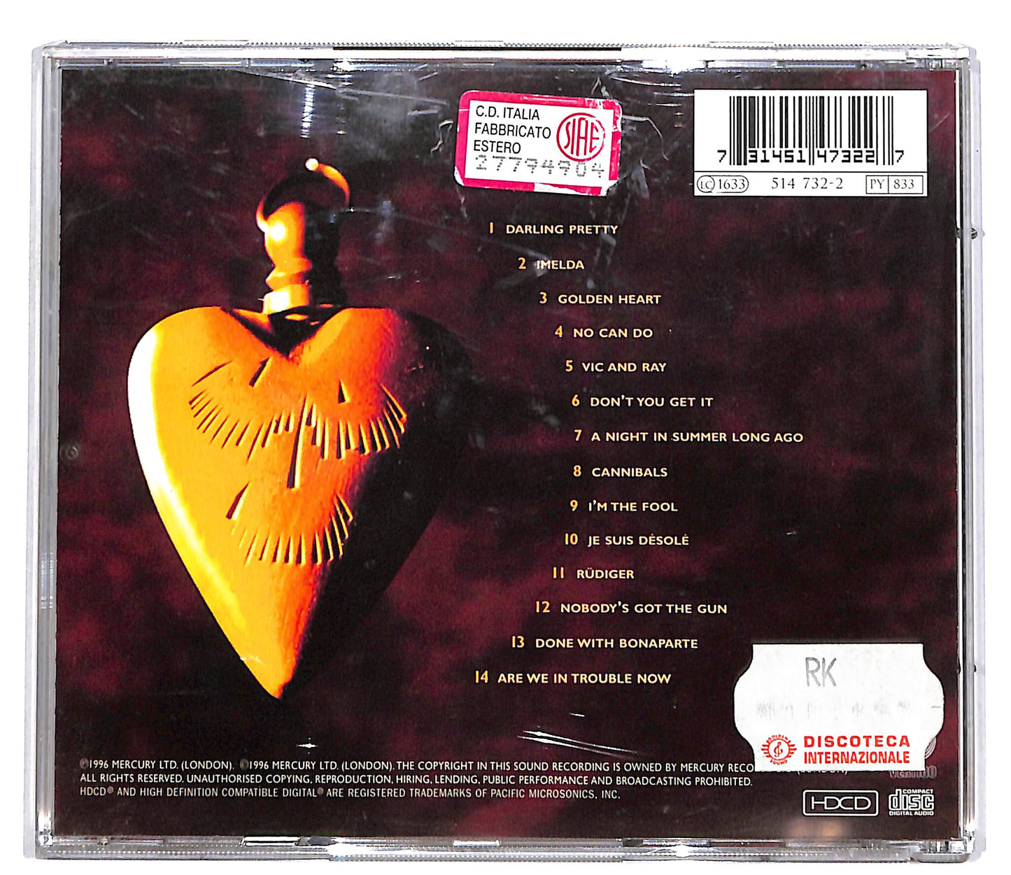 EBOND Mark Knopfler - Golden Heart CD CD037125