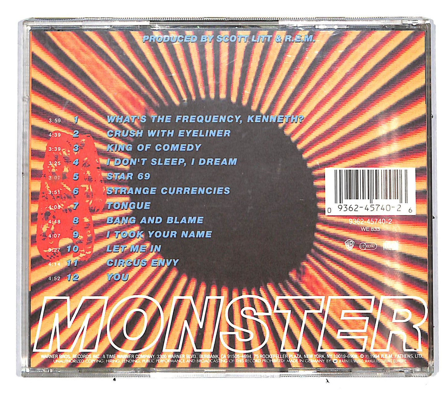 EBOND R.E.M. - Monster CD CD037149