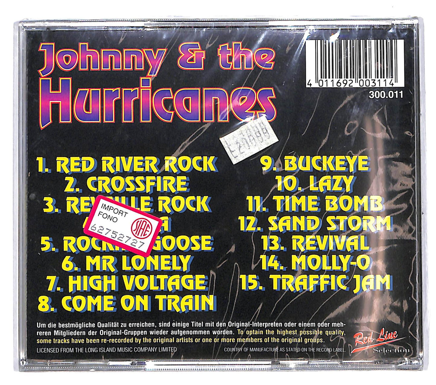 EBOND Johnny And The Hurricanes - Red River Rock CD CD037234