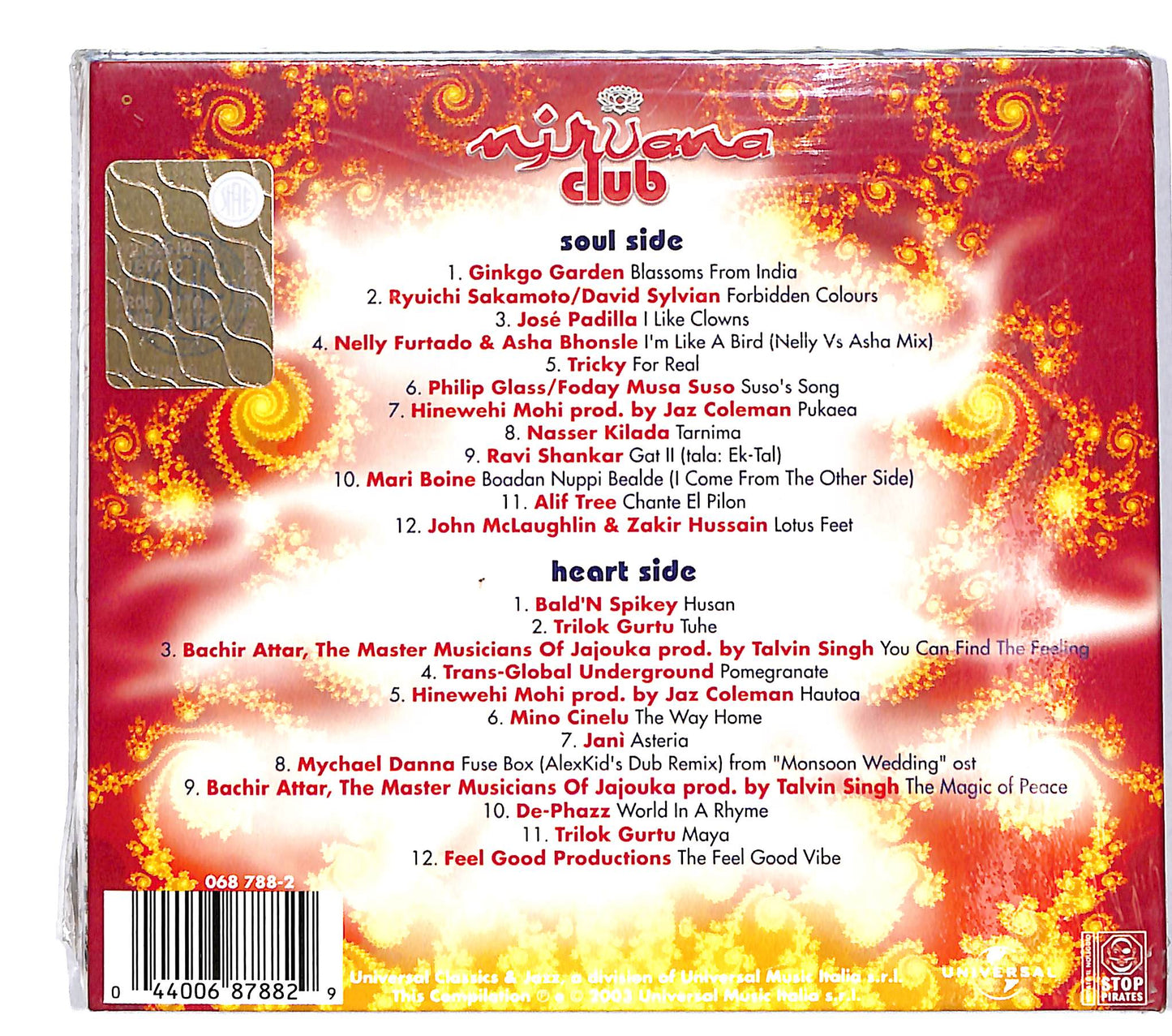 EBOND Variours - Nirvana Club CD CD037238