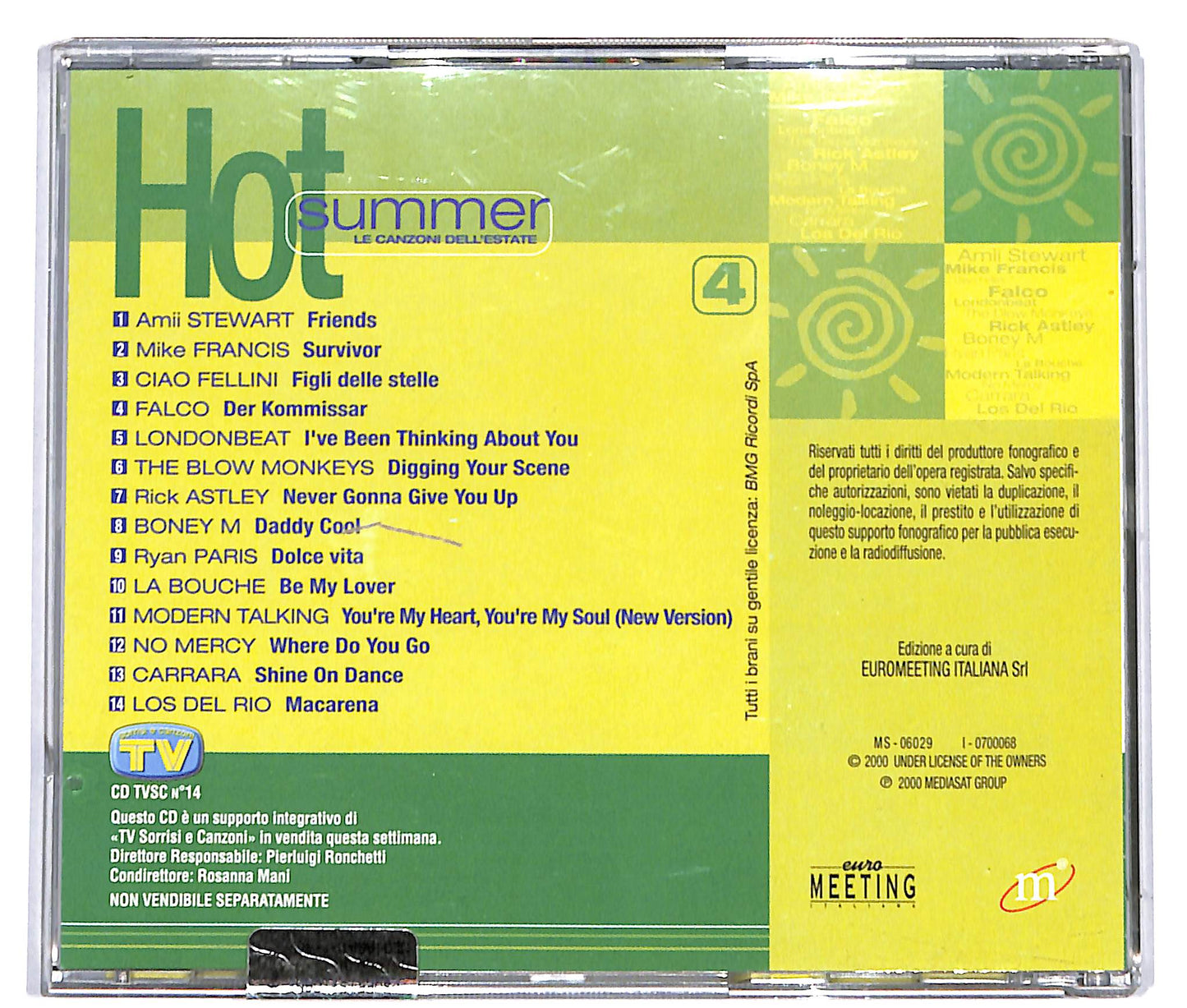 EBOND Hot Summer - Le Canzoni Dell'Estate 4 - EDITORIALE CD CD037330