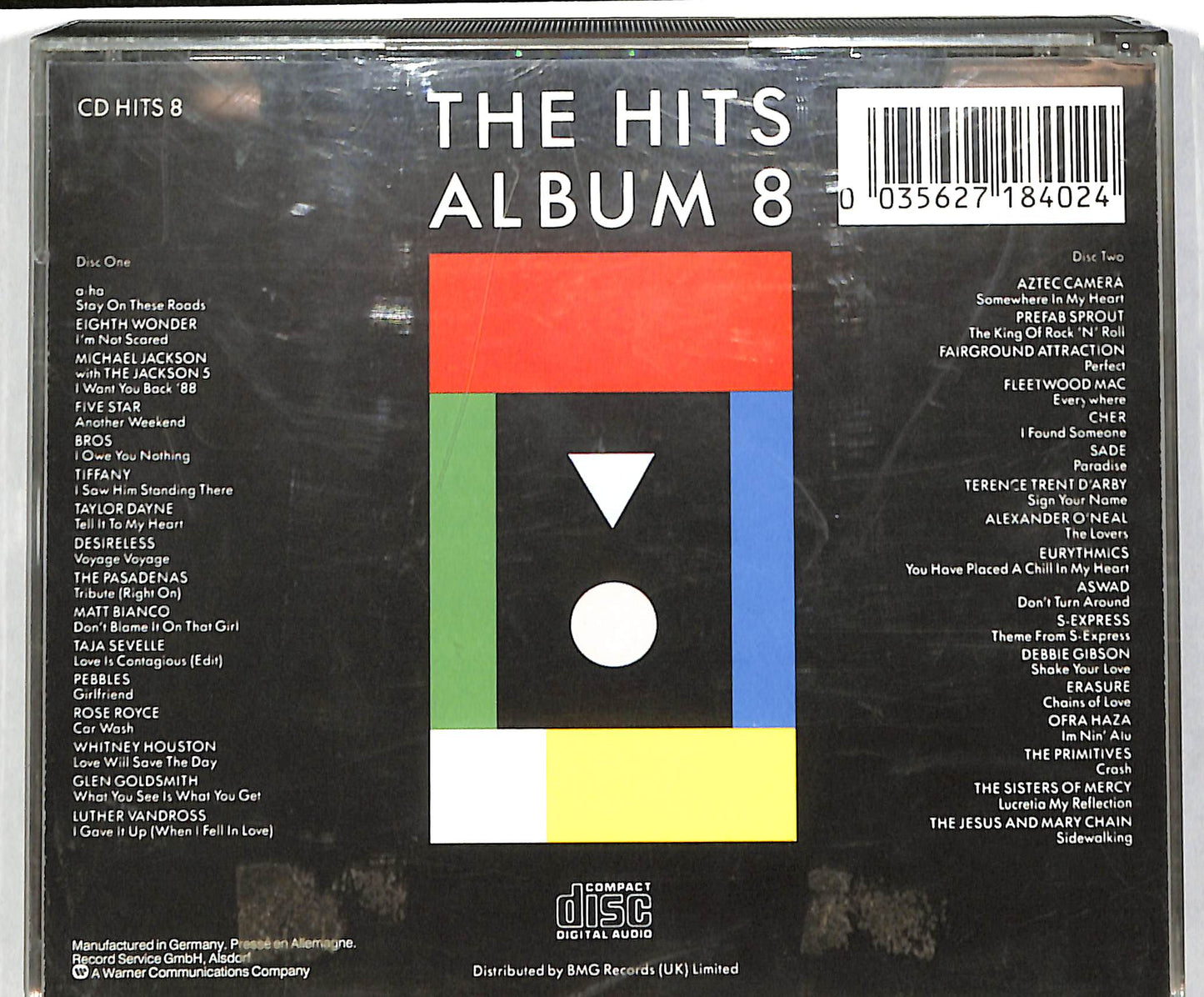 EBOND Various - The Hits Album 8 CD CD037403