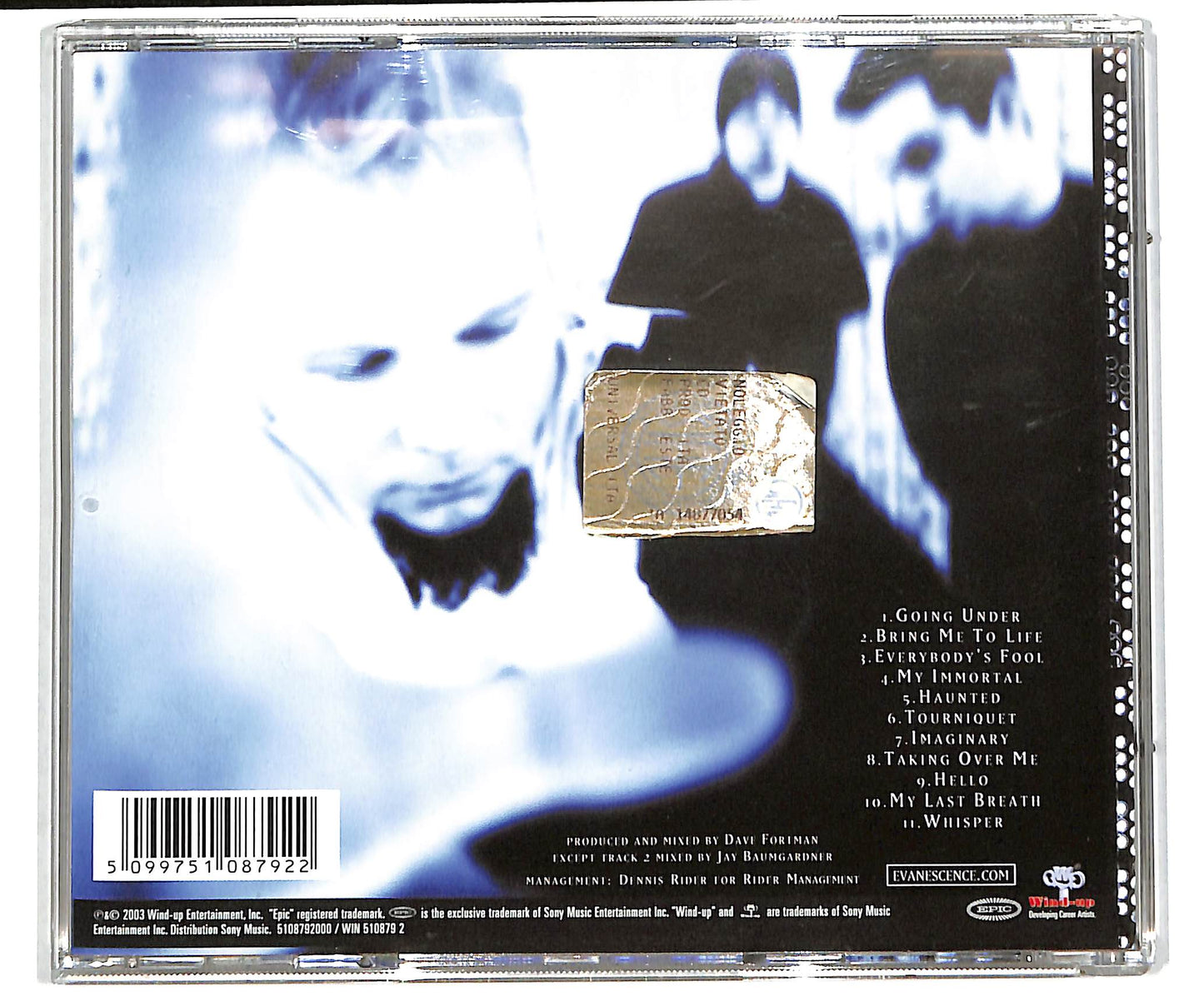 EBOND Evanescence - Fallen CD CD037420