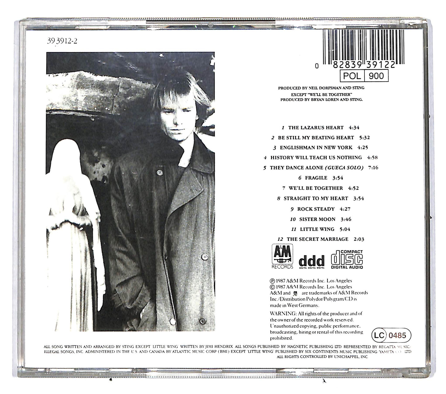 EBOND Sting - ...Nothing Like The Sun CD CD037505