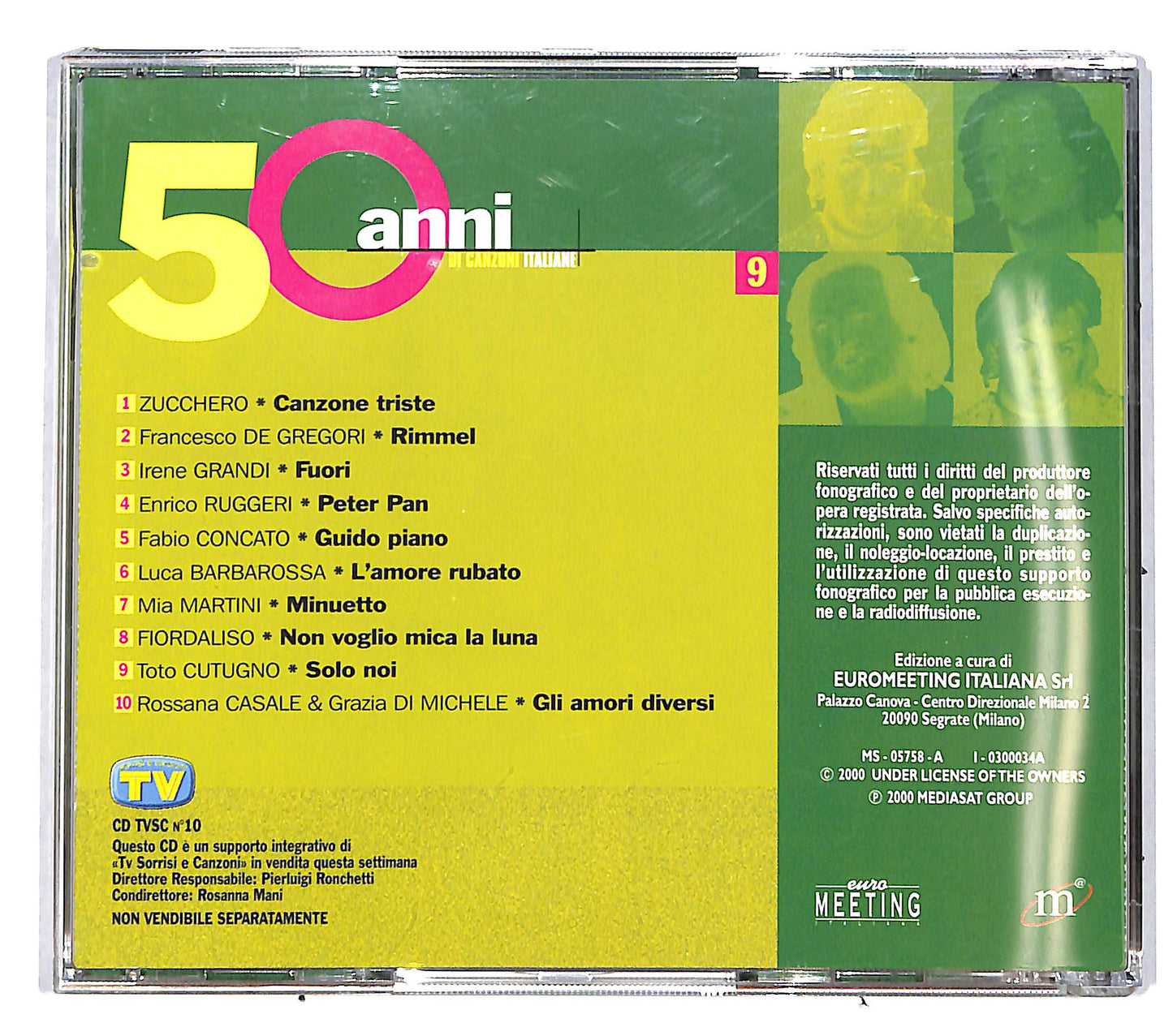 EBOND Various - 50 Anni Di Canzoni Italiane 9 EDITORIALE CD CD037519