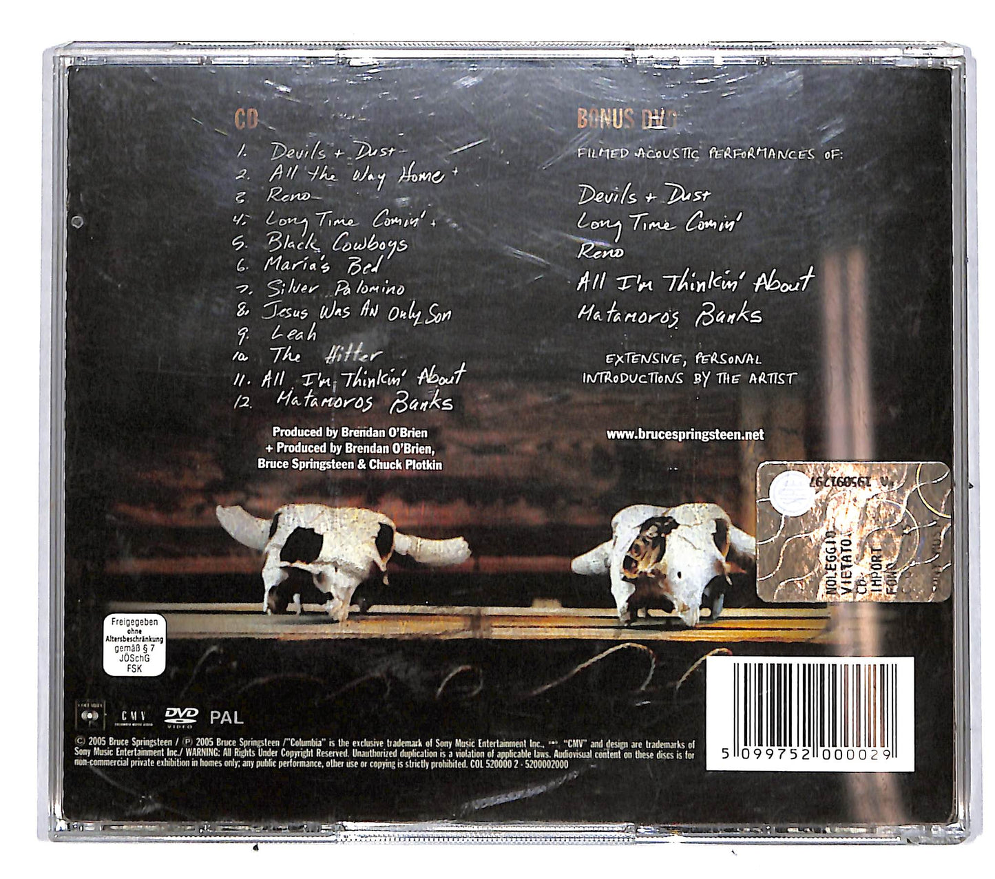 EBOND Bruce Springsteen - Devils & Dust+ DVD CD CD037605