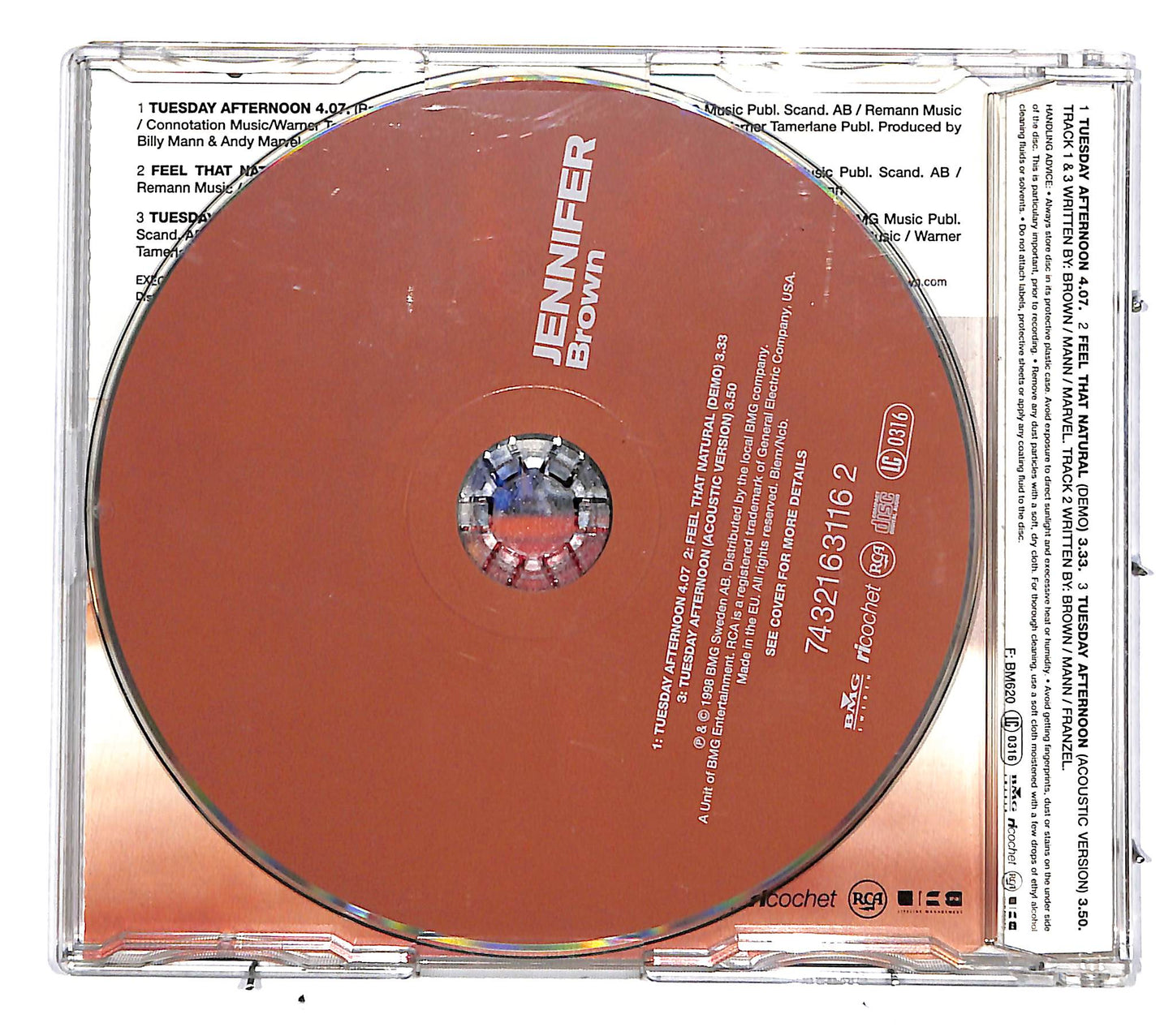 EBOND Jennifer Brown - Tuesday Afternoon CD CD037612