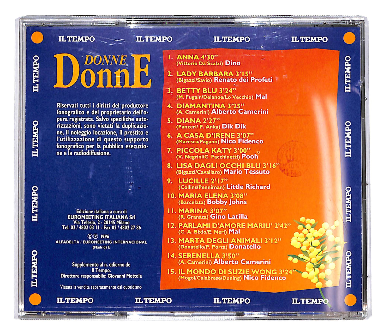EBOND Various - Donne Donne EDITORIALE CD CD037620