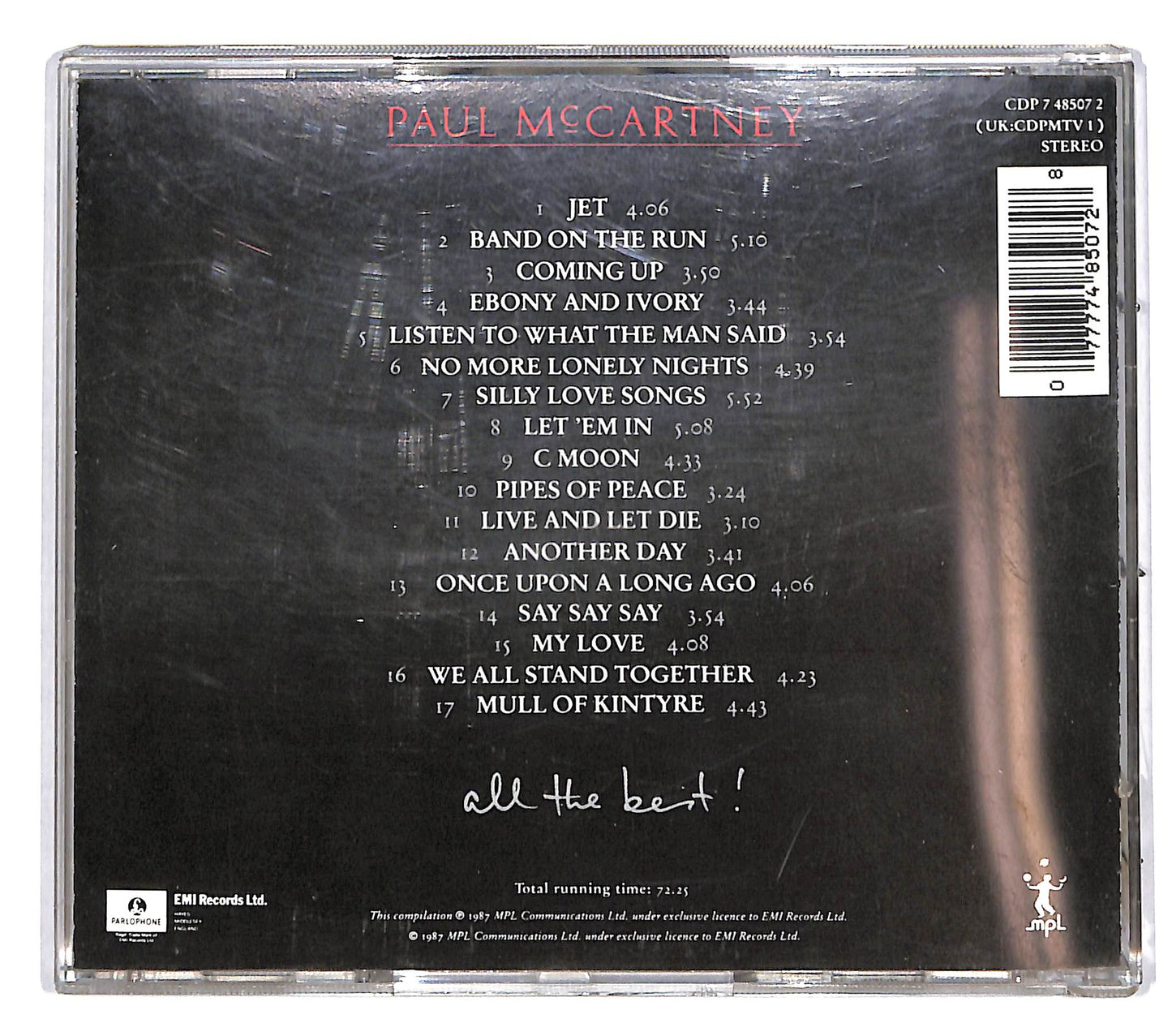 EBOND Paul McCartney - All The Best! CD CD037639