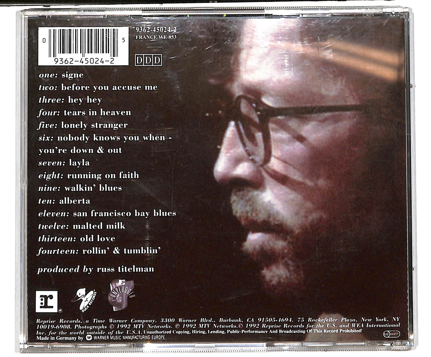 EBOND Eric Clapton - Unplugged CD CD037756