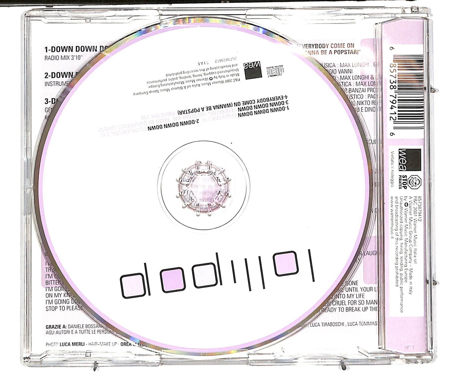 EBOND Lollipop (2) - Down Down Down / Everybody Come On (Wanna Be A Popstar) CD CD037811