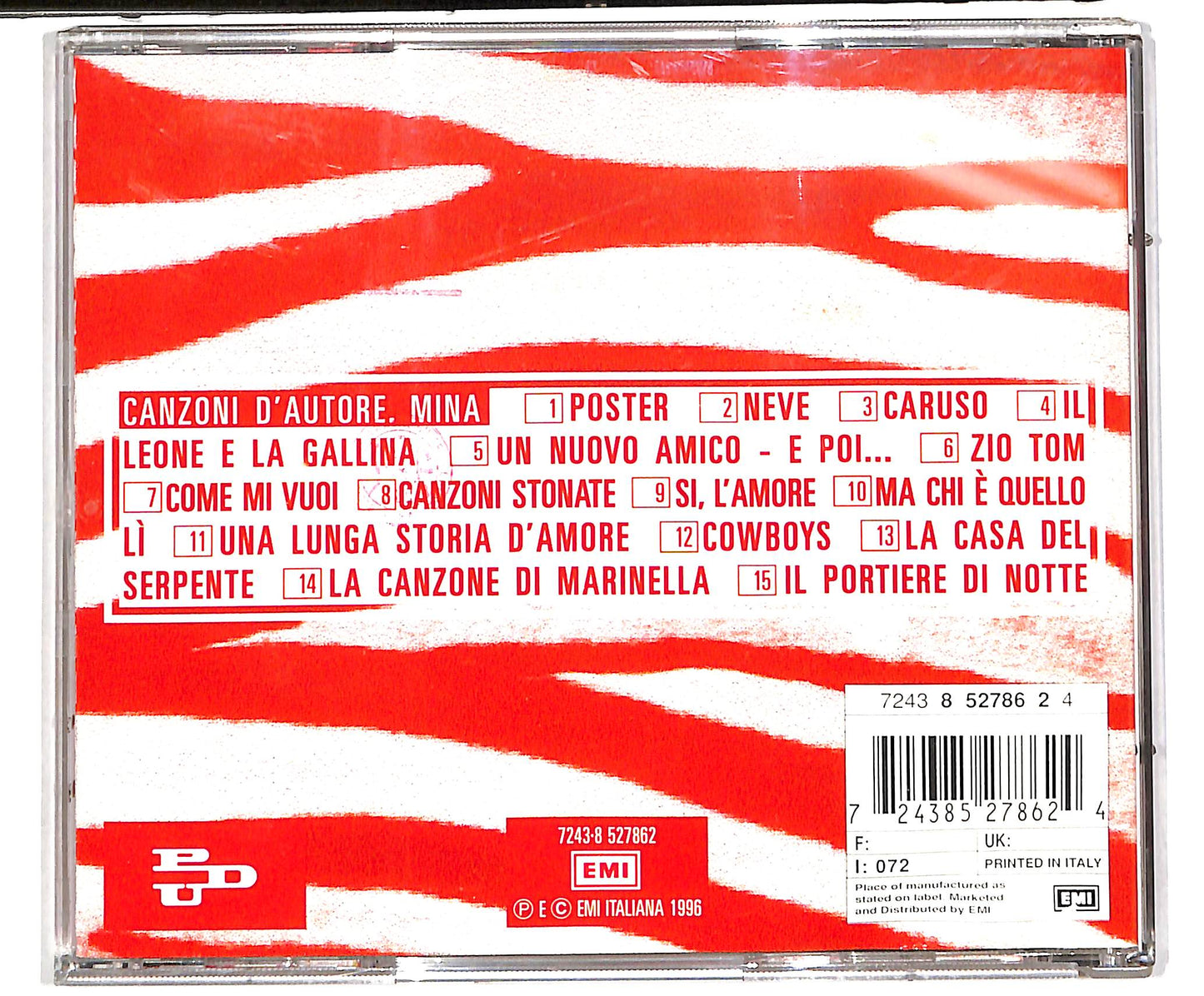 EBOND Mina - Canzoni D'Autore CD CD037817