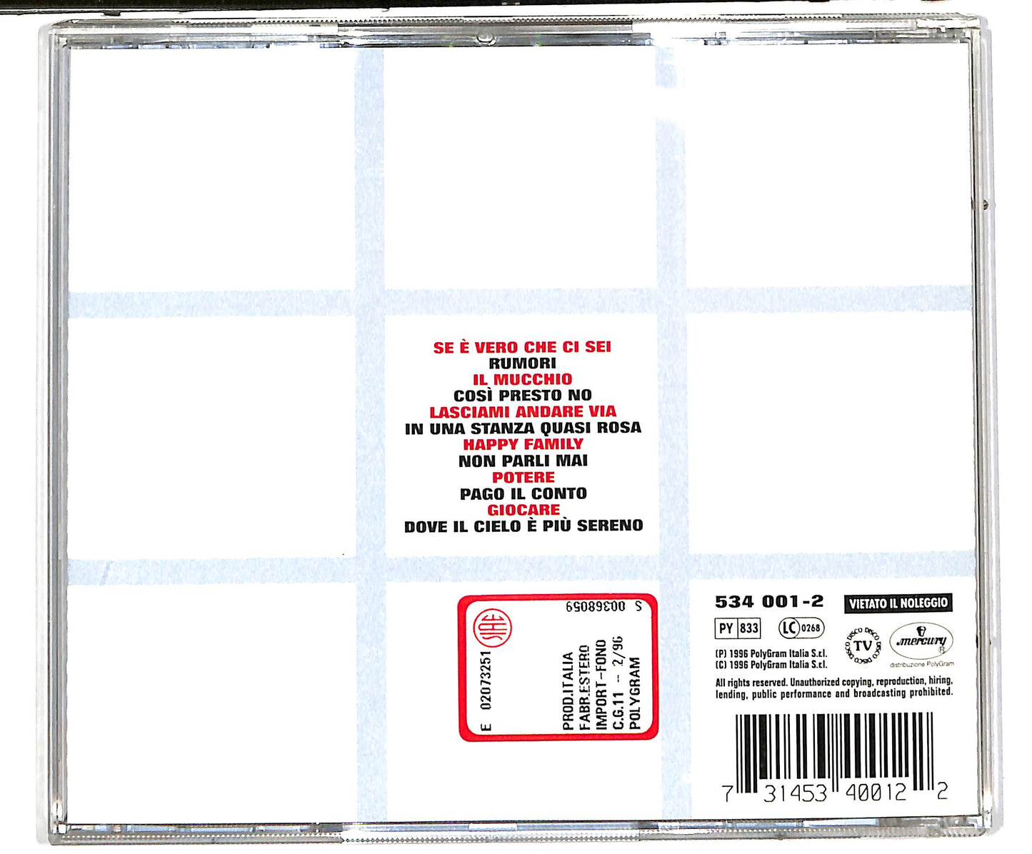 EBOND Biagio Antonacci - Il Mucchio CD CD037846