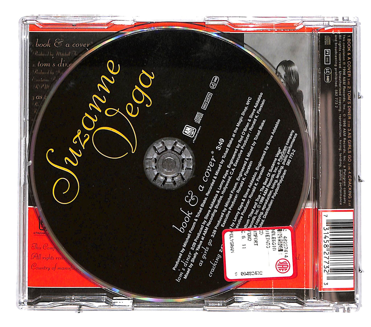 EBOND Suzanne Vega - Book & A Cover CD CD037901