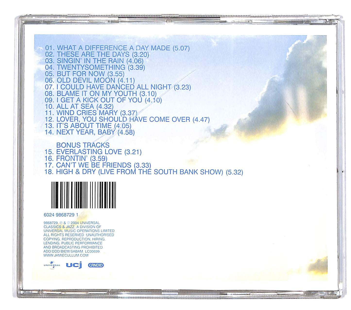 EBOND Jamie Cullum - Twentysomething CD CD037927