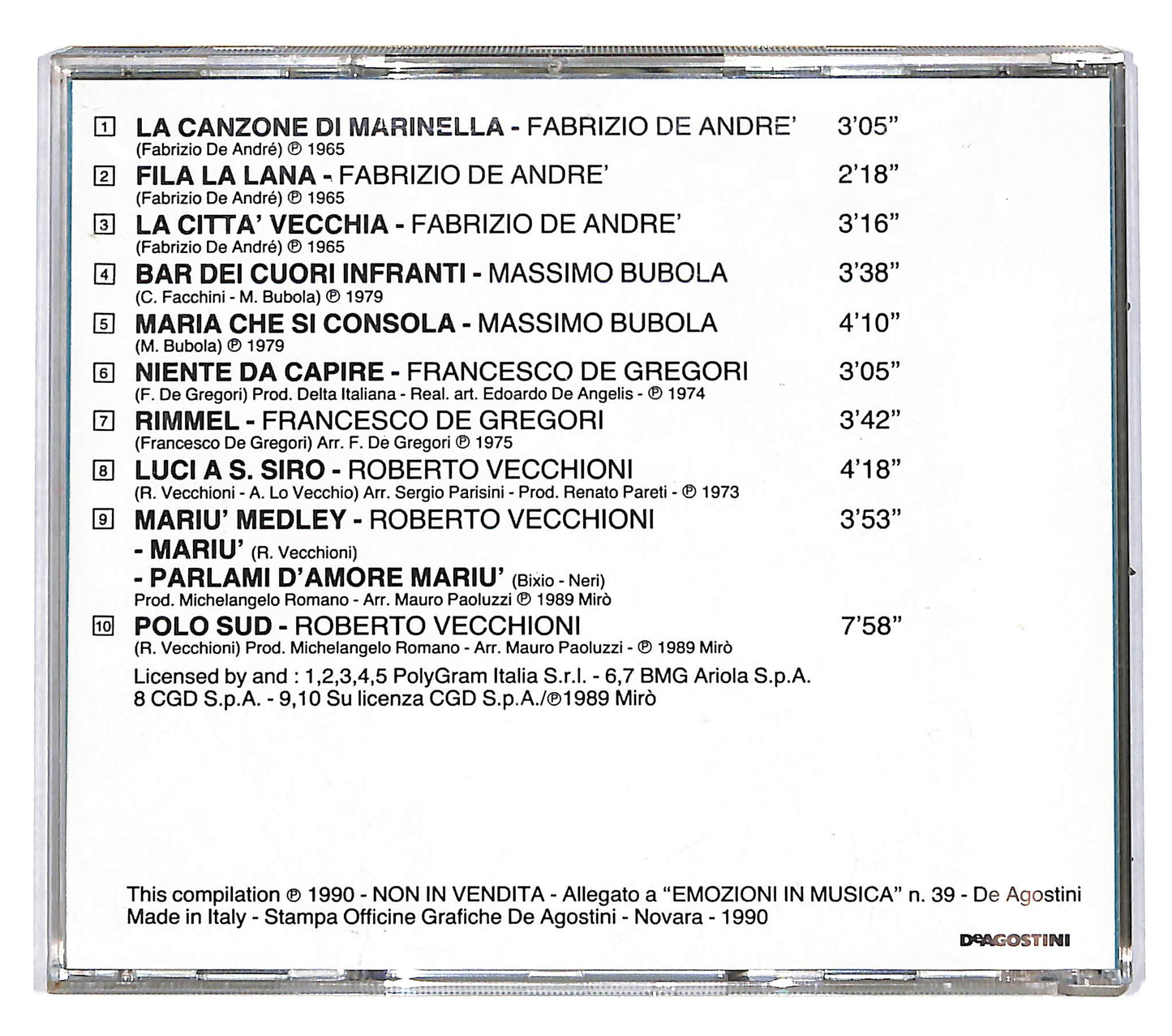 EBOND Various - Lontano In Un Sogno EDITORIALE CD CD037946