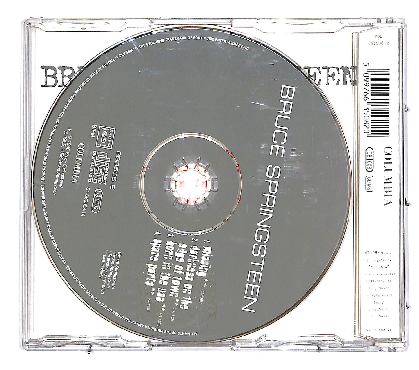 EBOND Bruce Springsteen - Missing CD CD037956